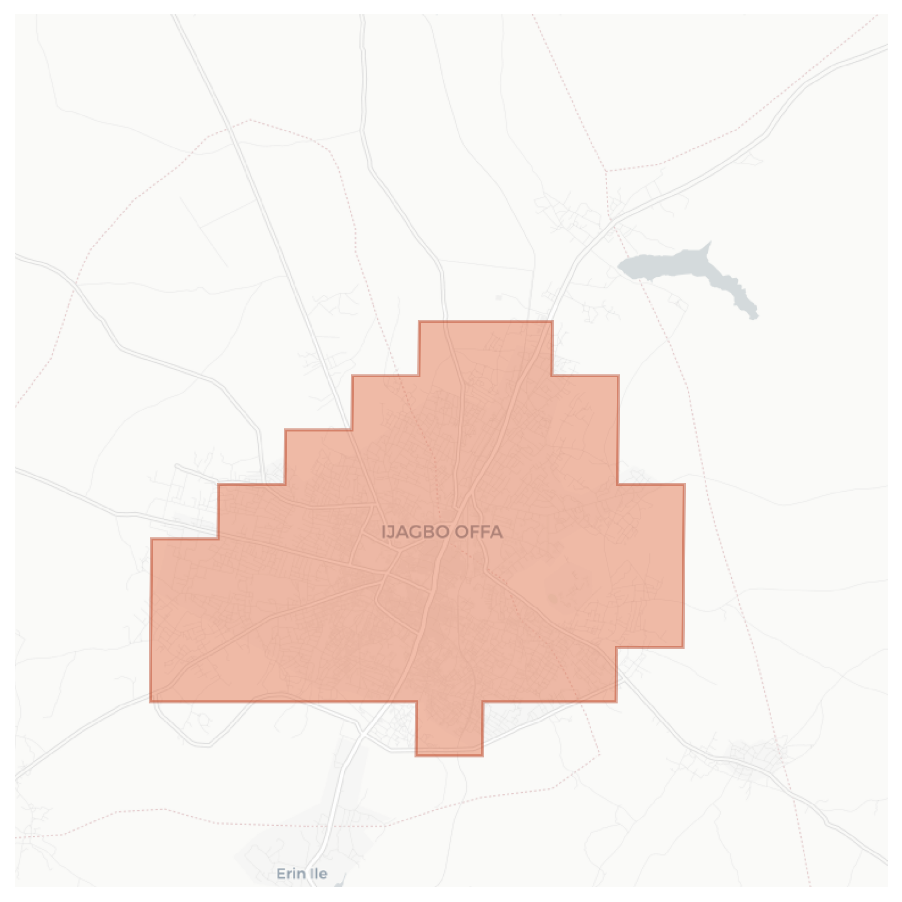 Ijagbo Offa geographic map