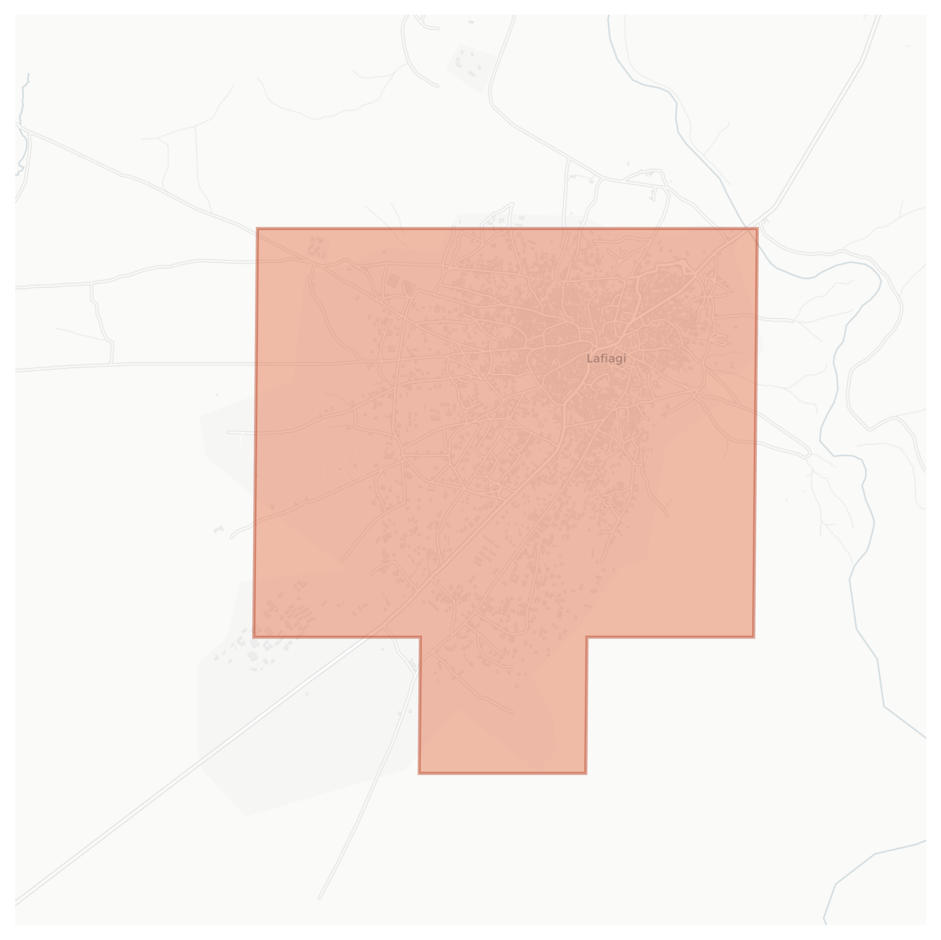 Lafiagi geographic map