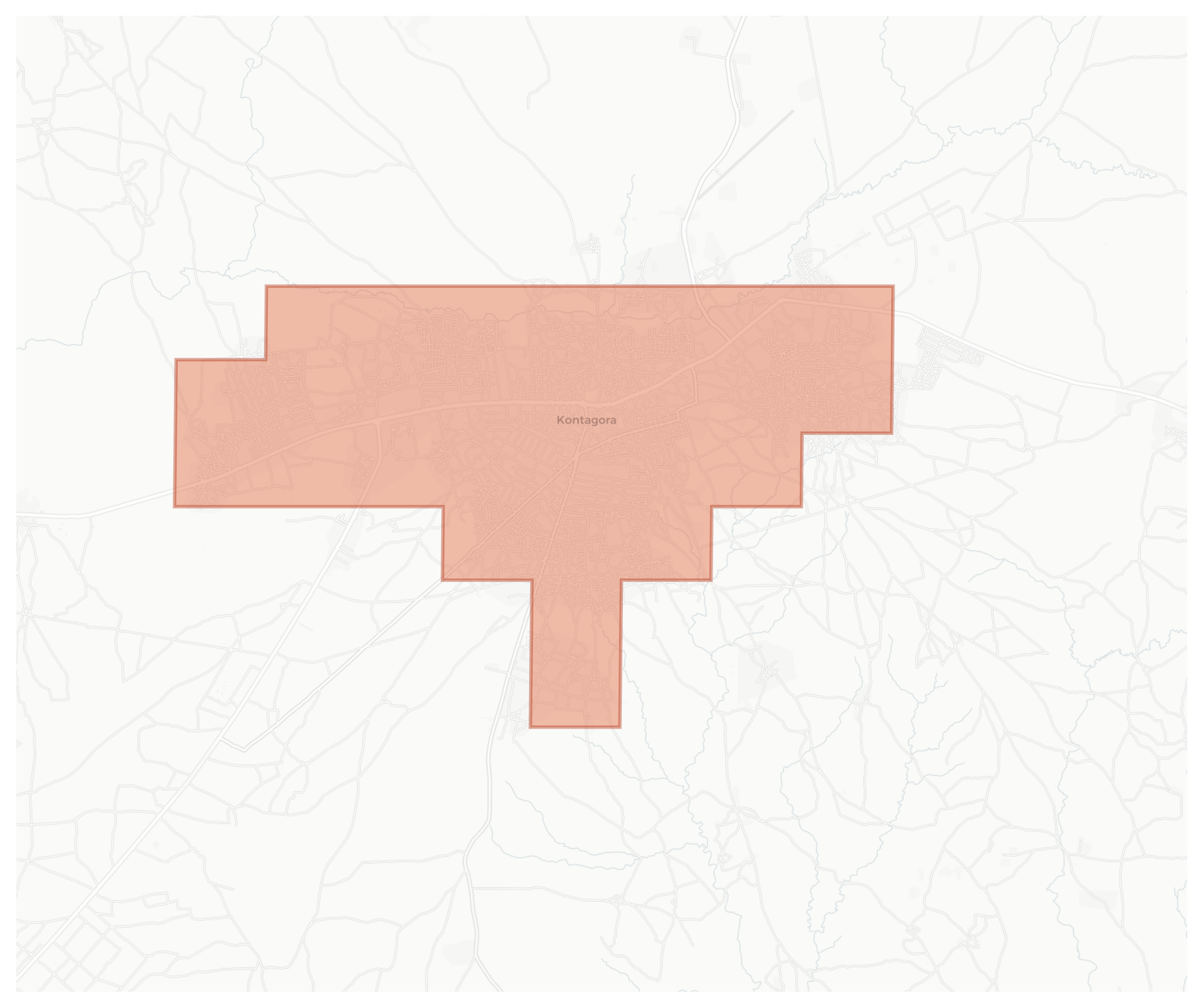 Kontagora geographic map