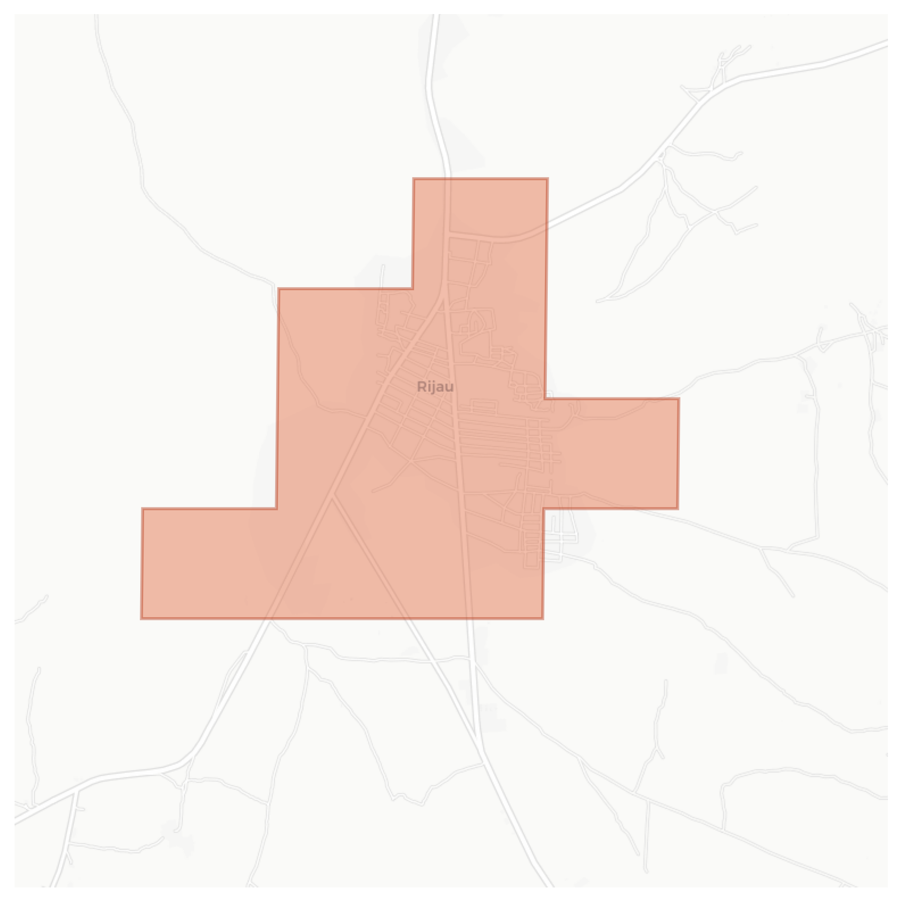 Rijau geographic map