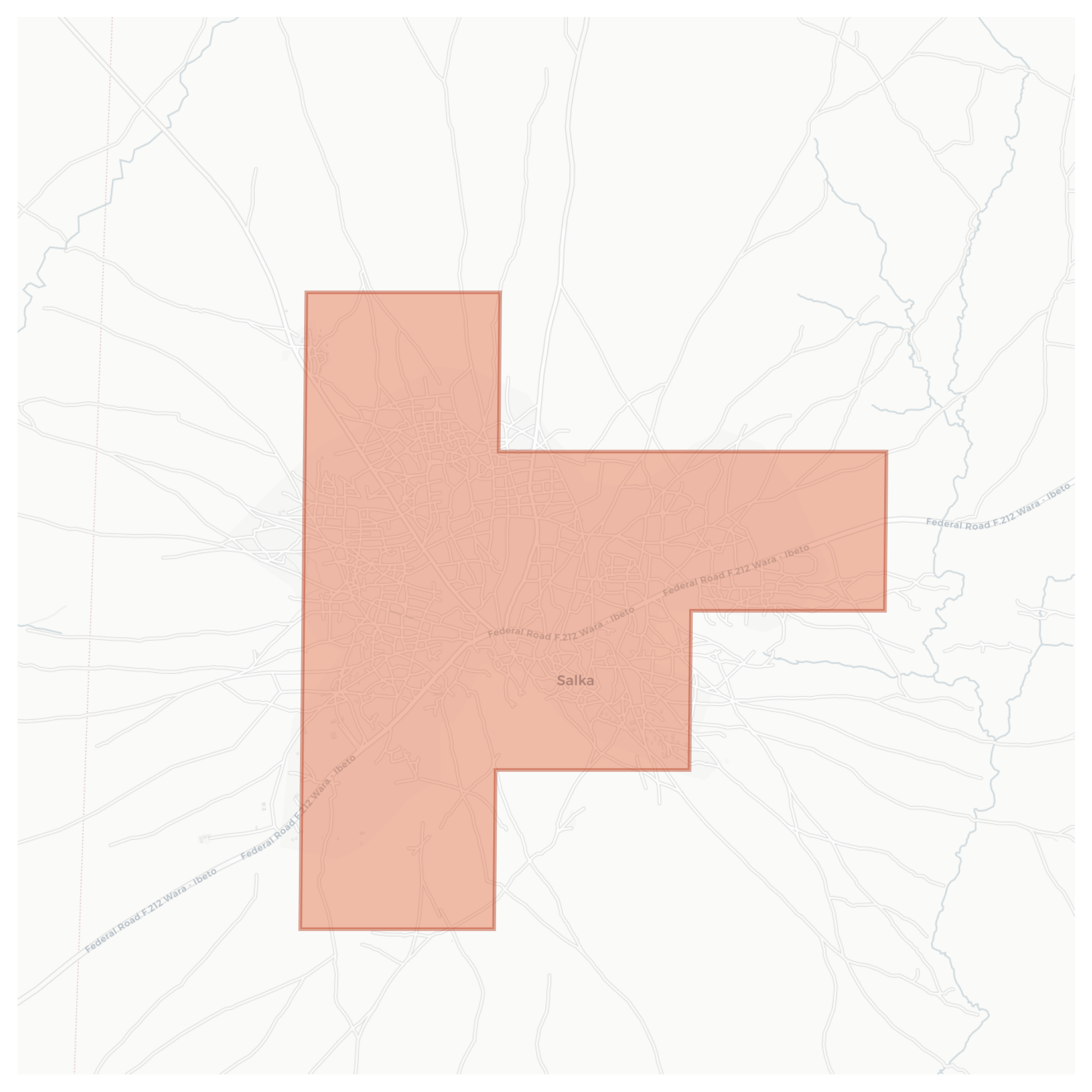 Salka geographic map