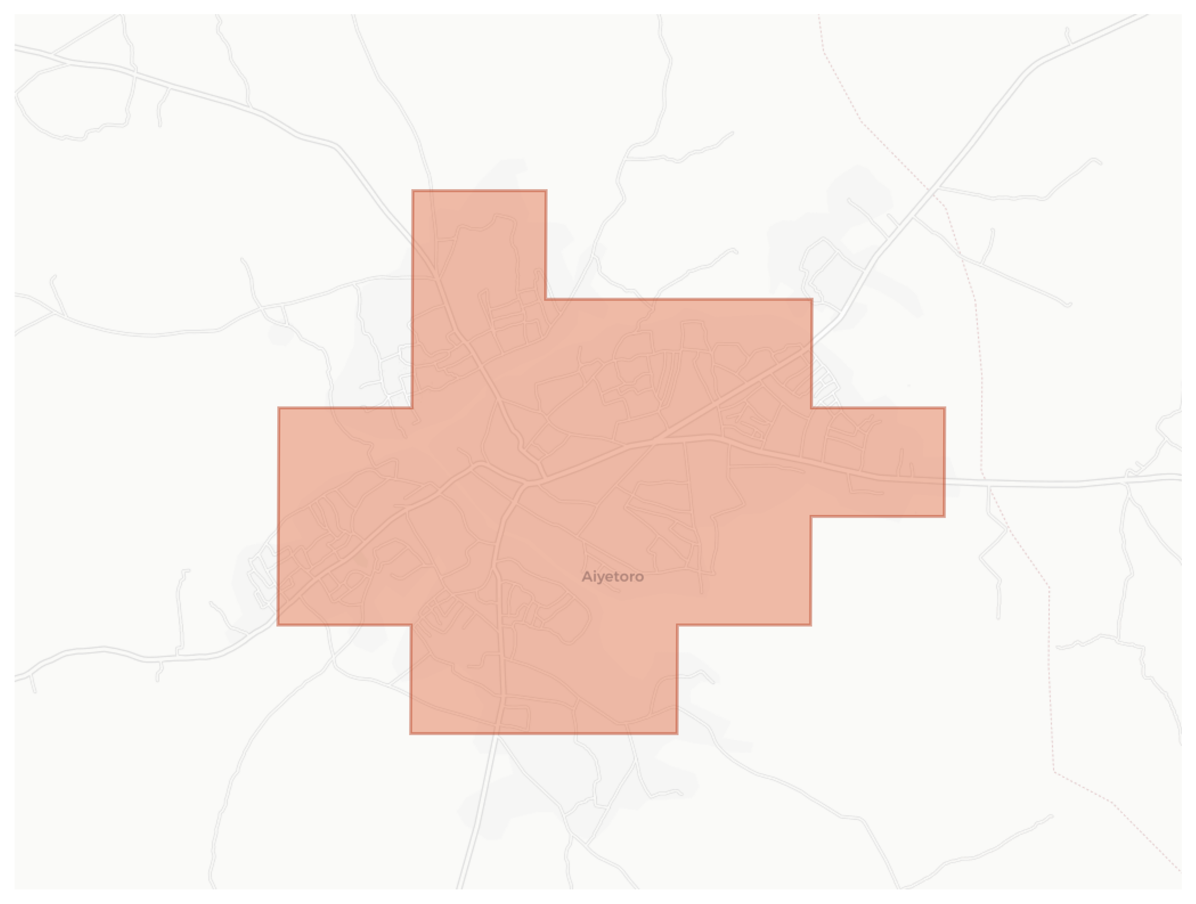Aiyetoro geographic map