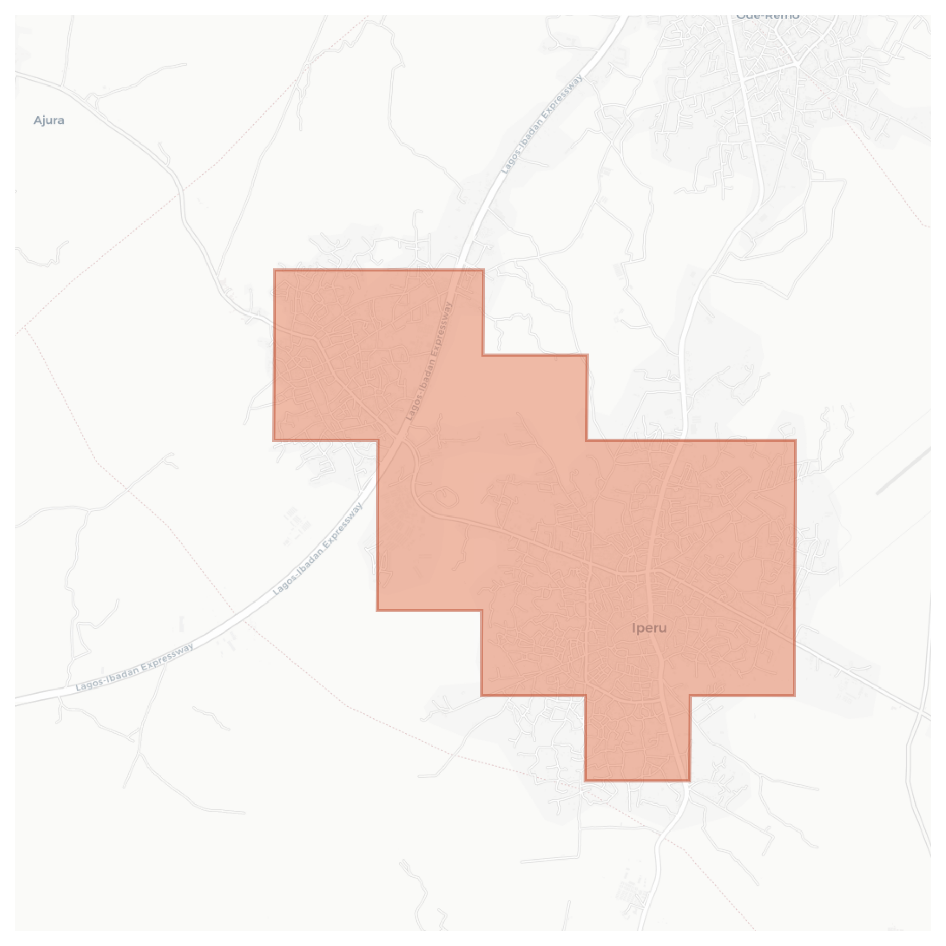 Iperu geographic map