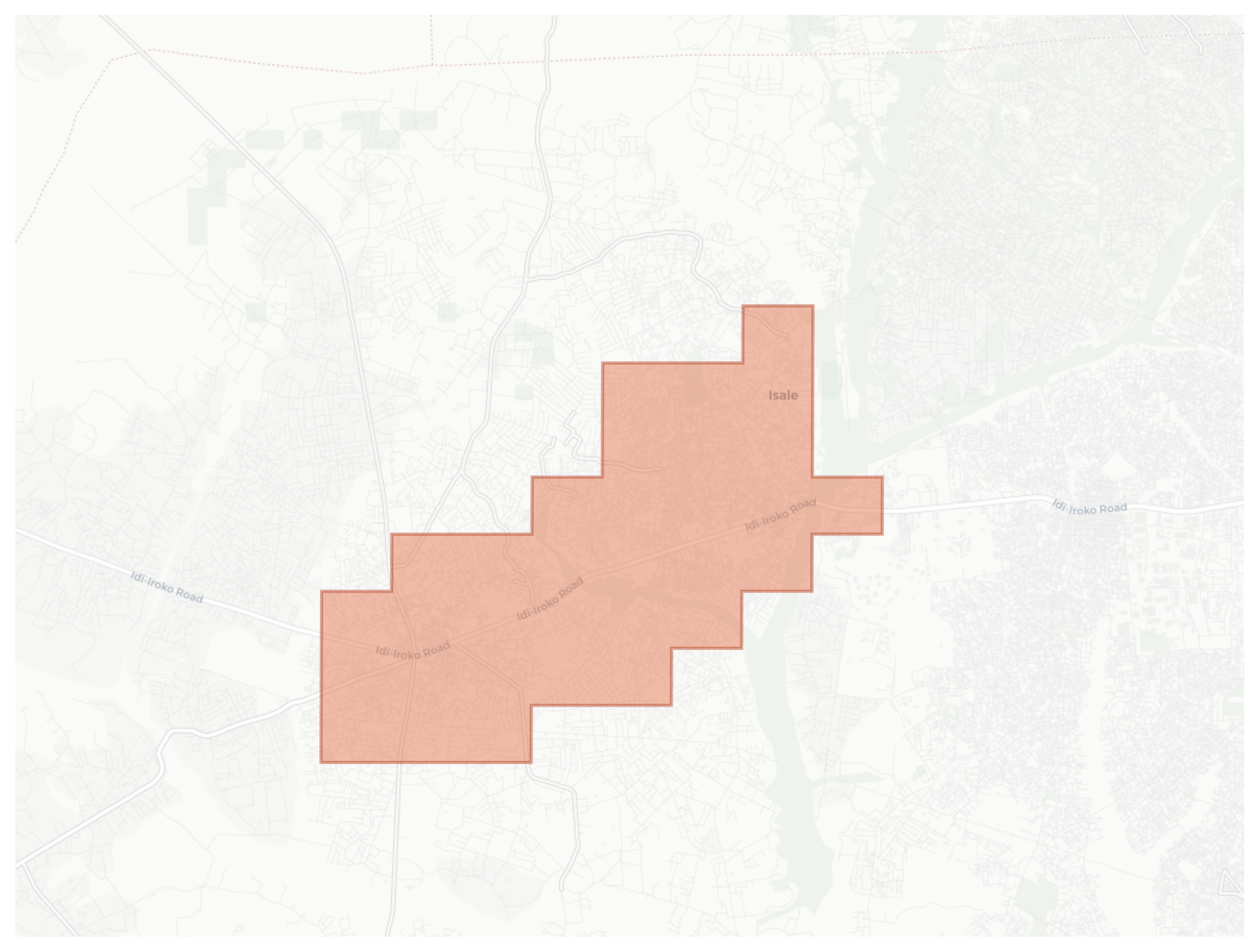 Isale geographic map