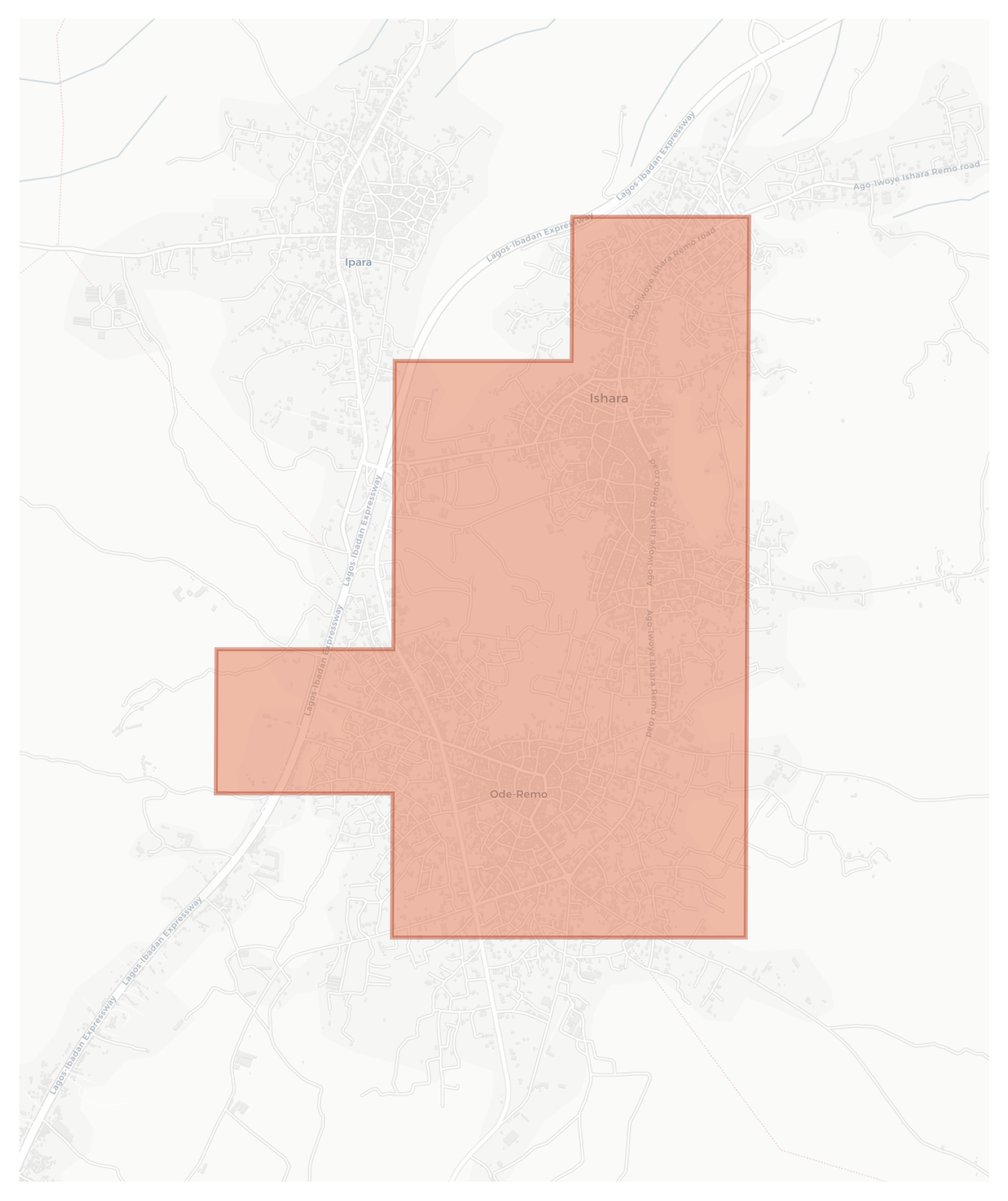 Ishara geographic map