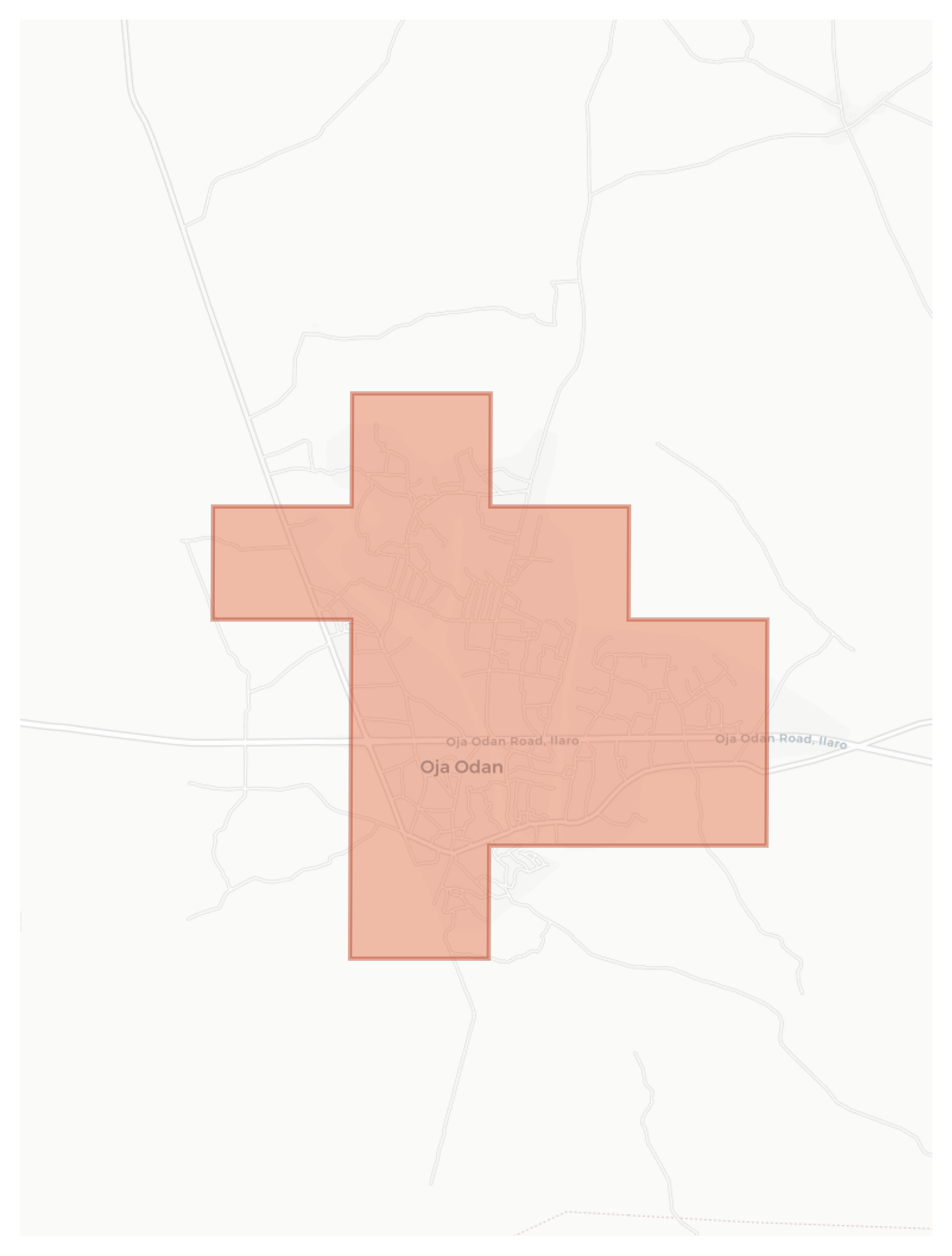 Oja Odan geographic map