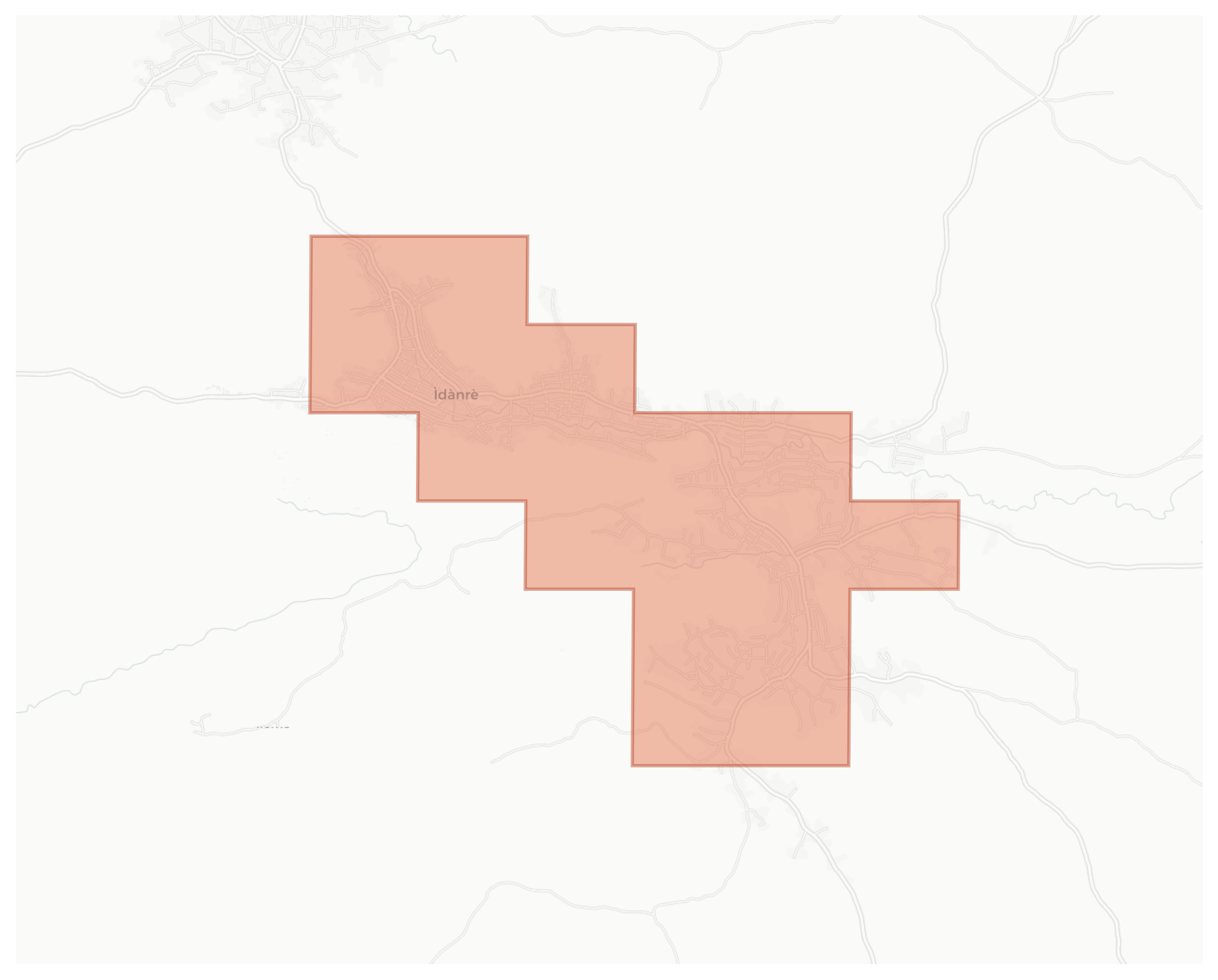 Idanre geographic map
