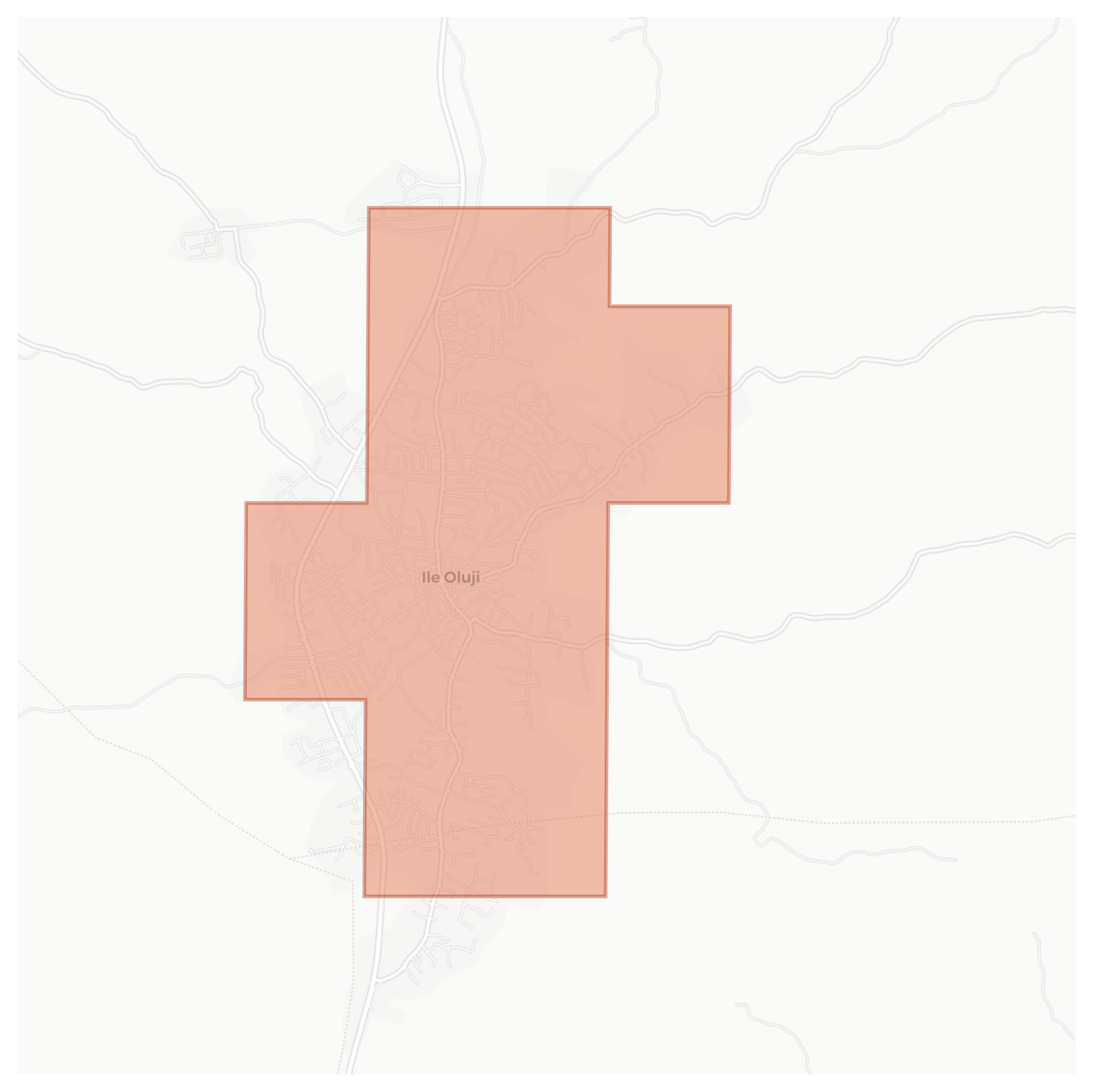Ile Oluji geographic map