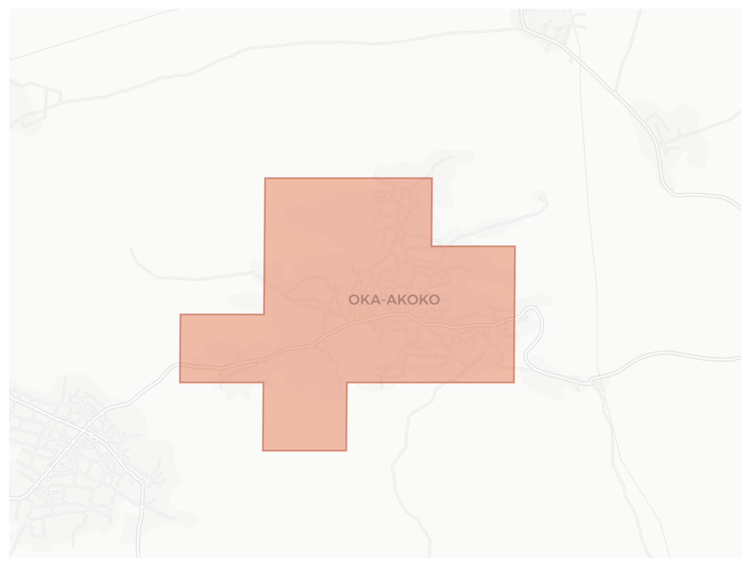 Oka-Akoko geographic map