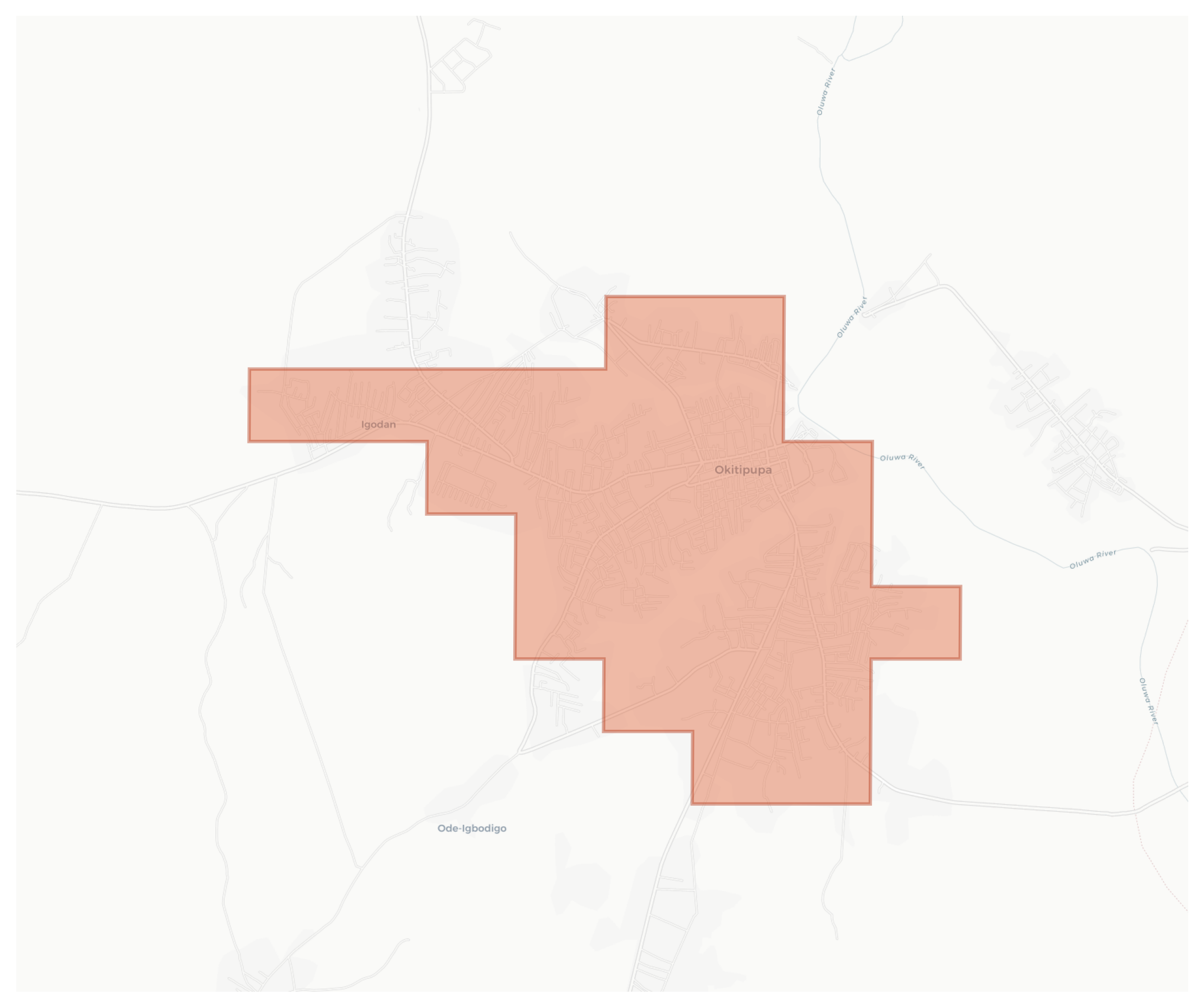 Okitipupa geographic map
