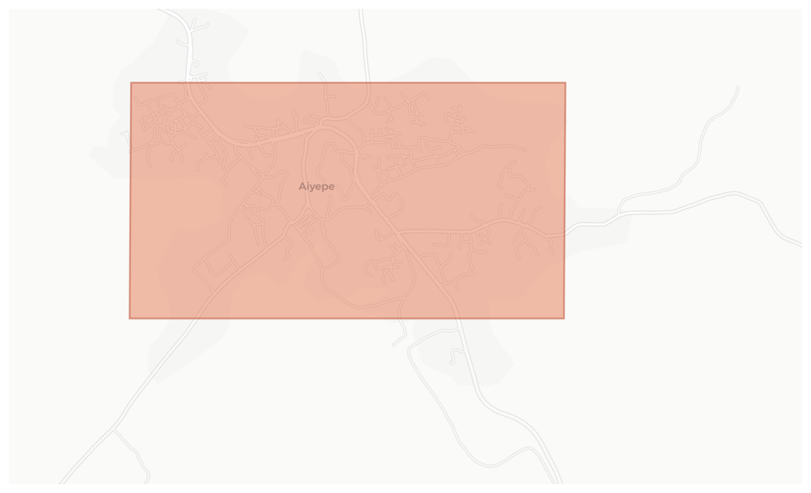 Aiyepe geographic map