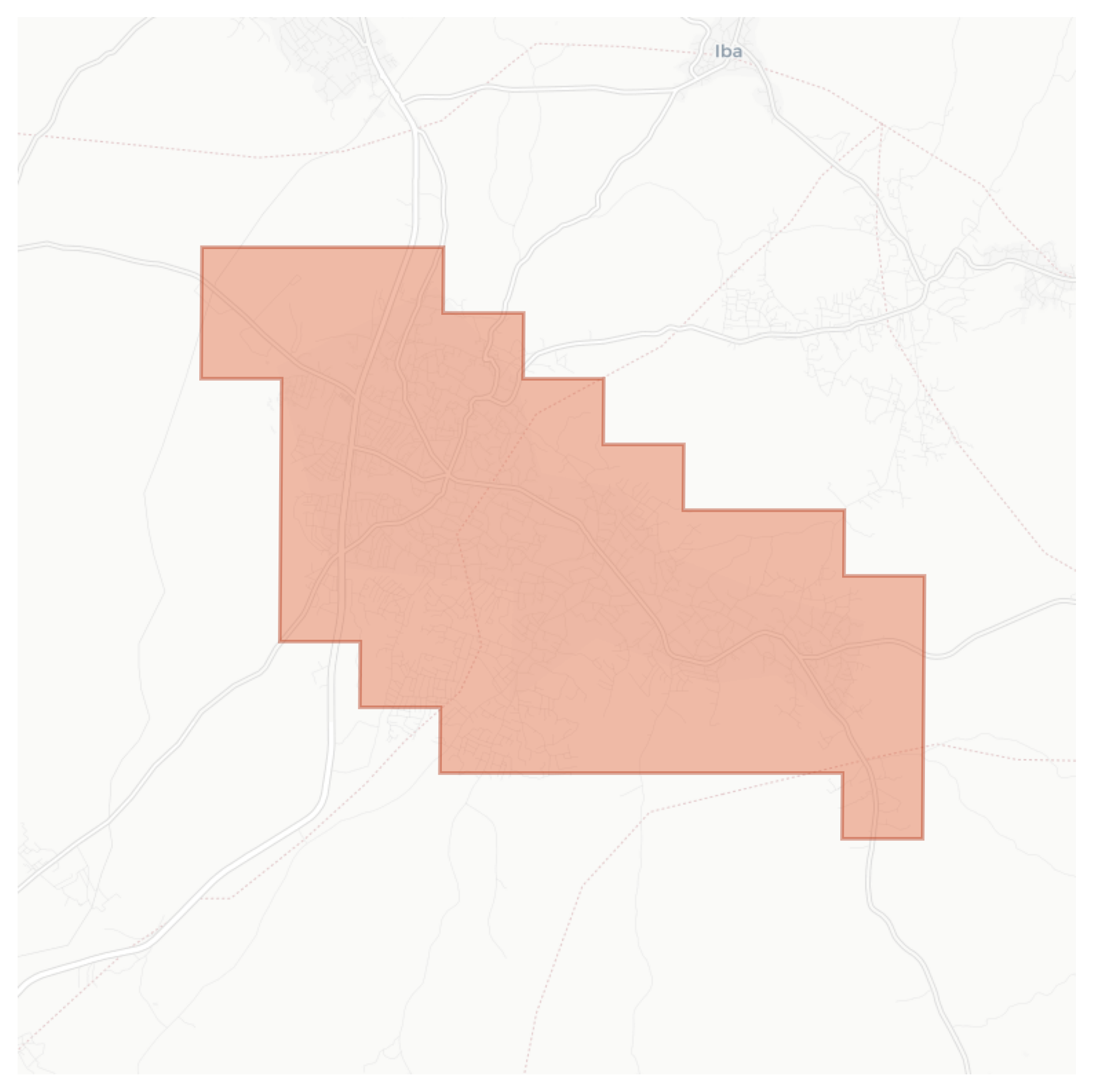 Ikirun geographic map