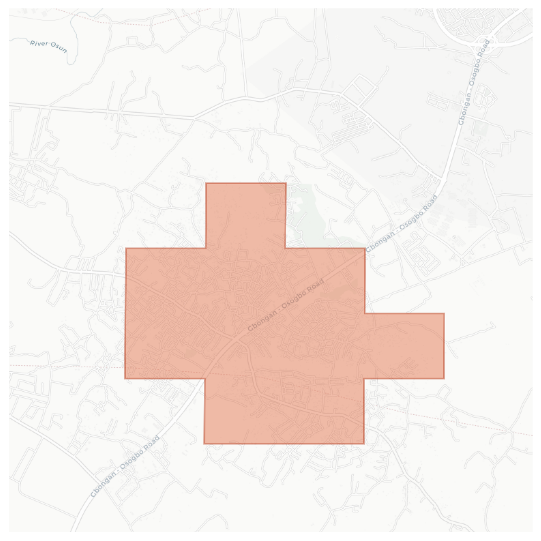 Owode Ede geographic map