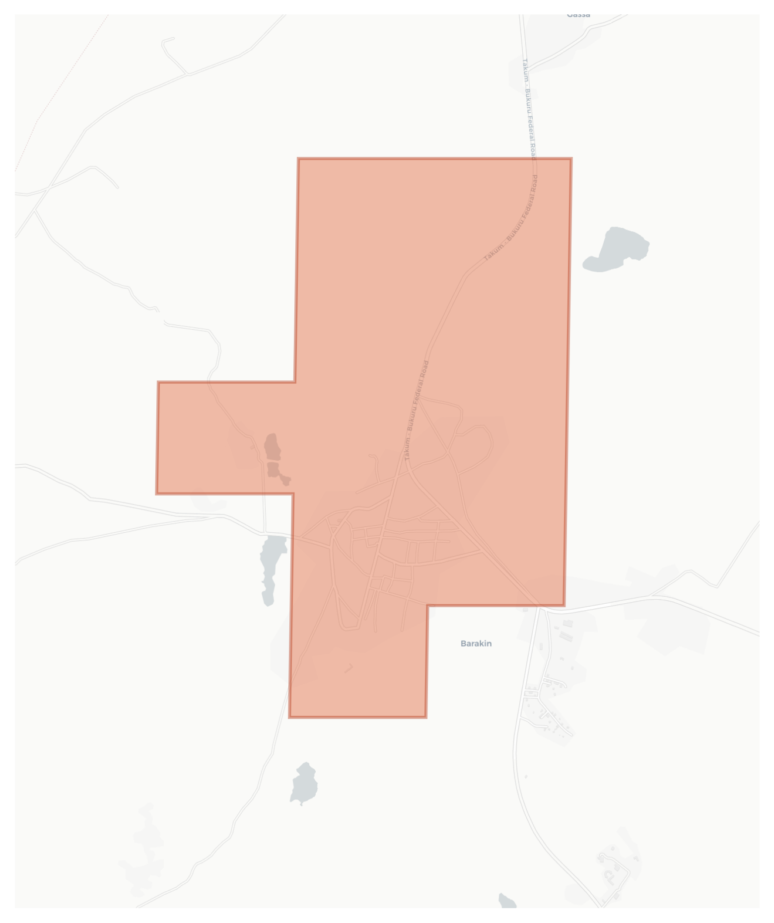 Barakin Gangare geographic map