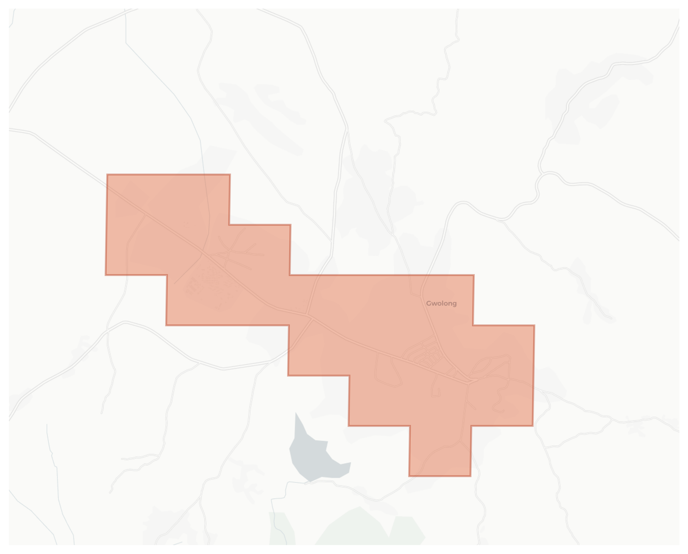 Gwolong geographic map