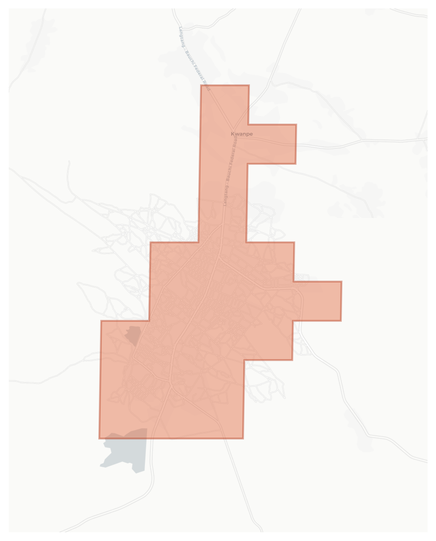 Langtang geographic map