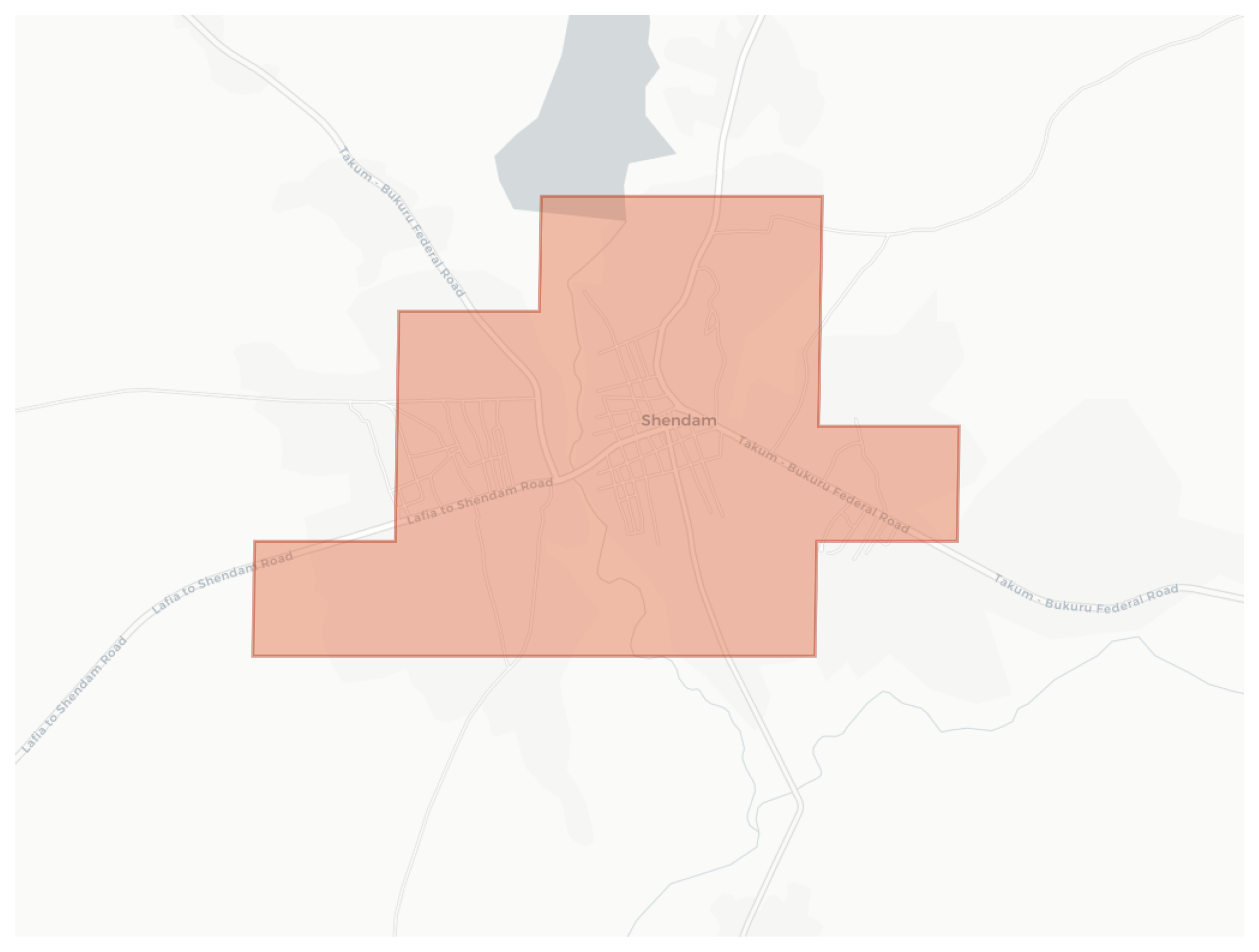 Shendam geographic map