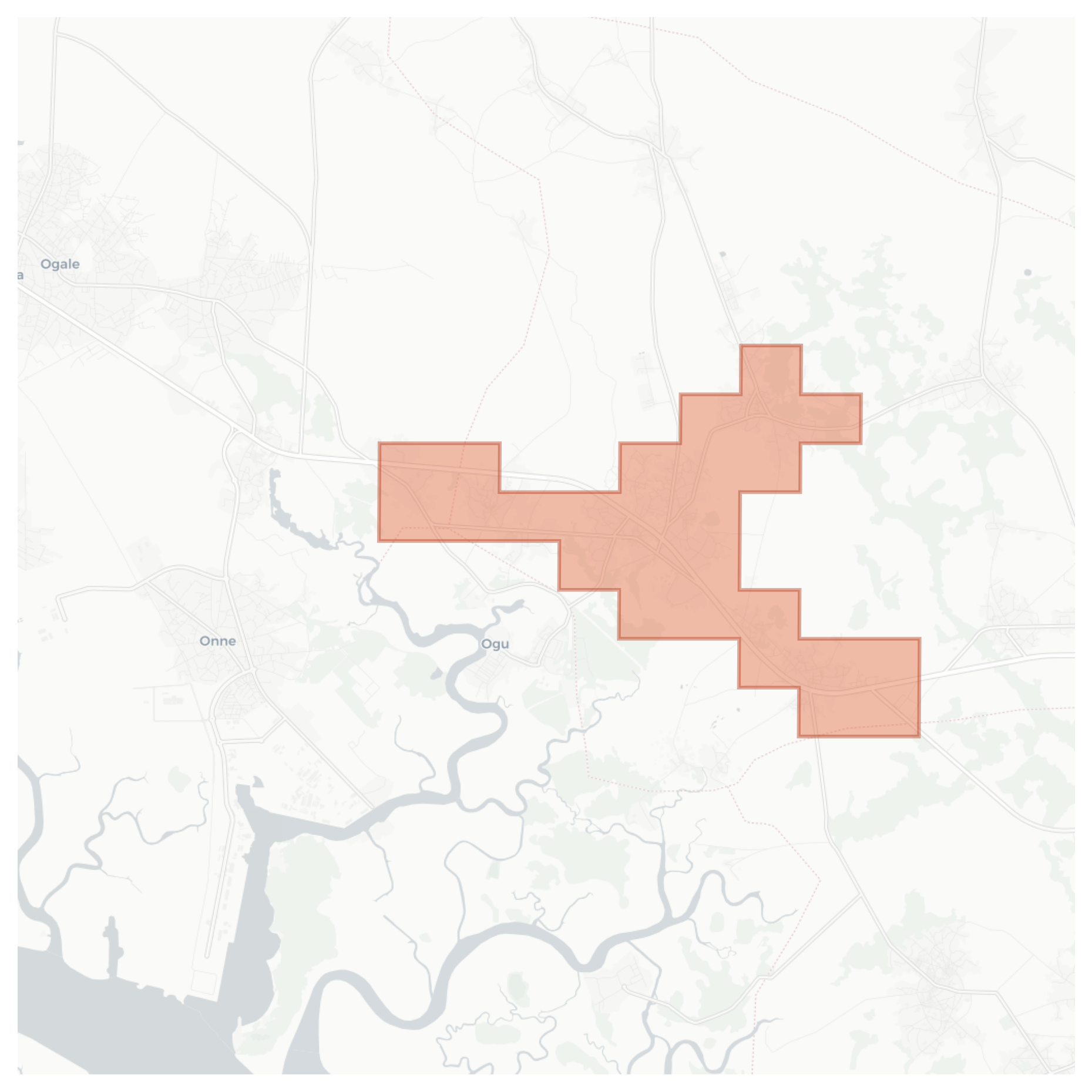 Chara geographic map