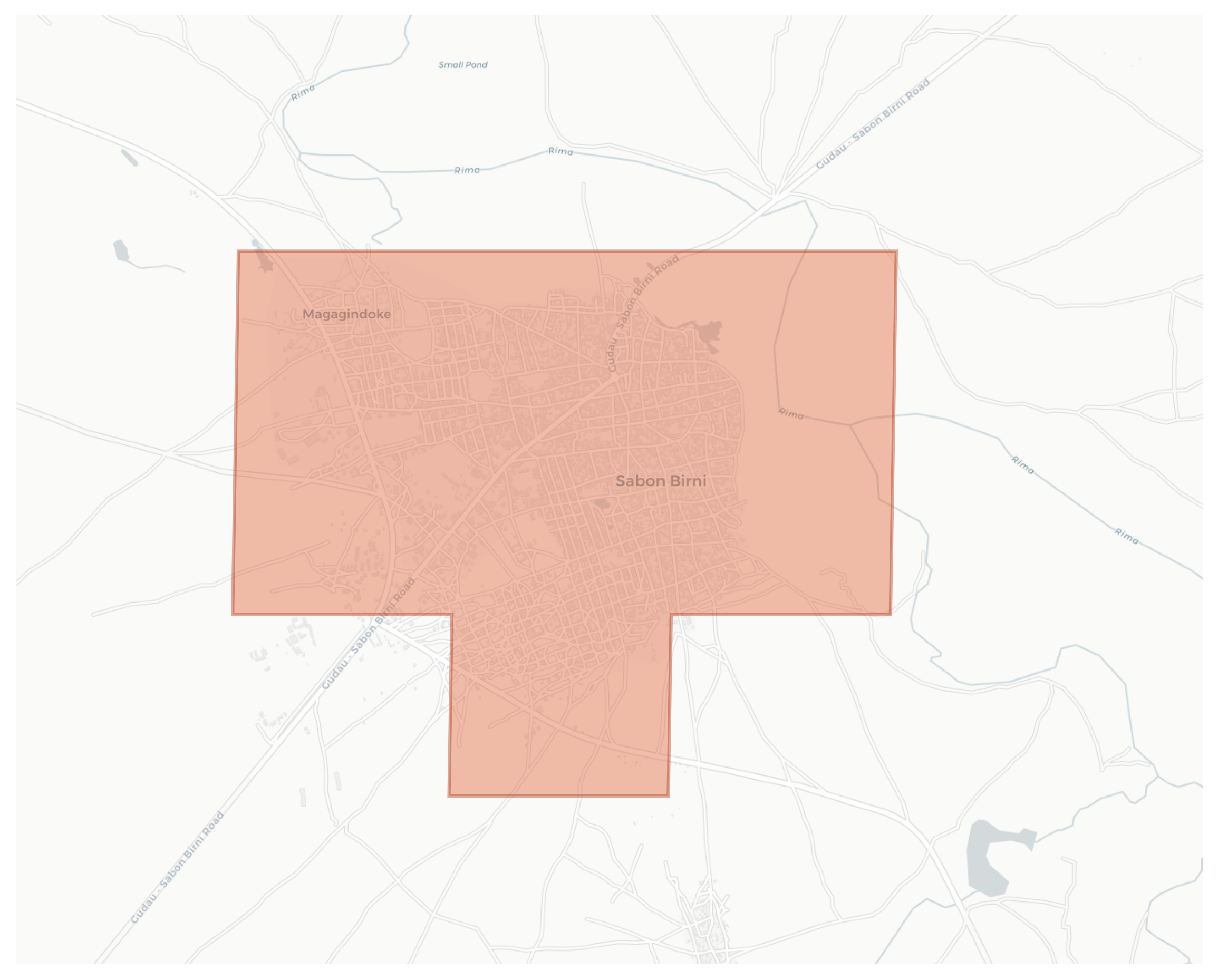 Magagindoke geographic map