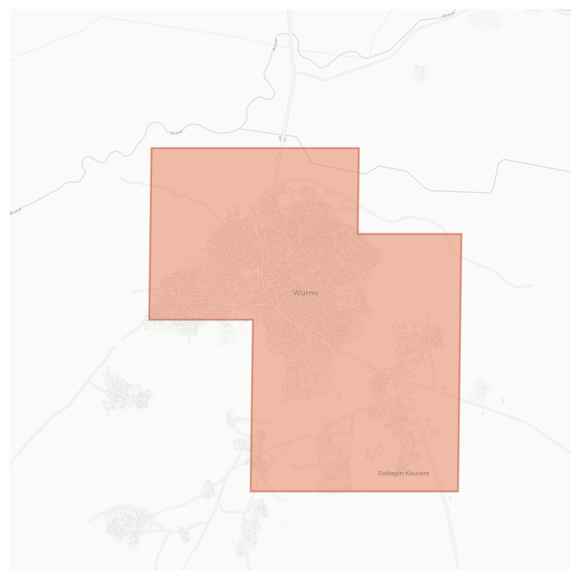 Wurno geographic map