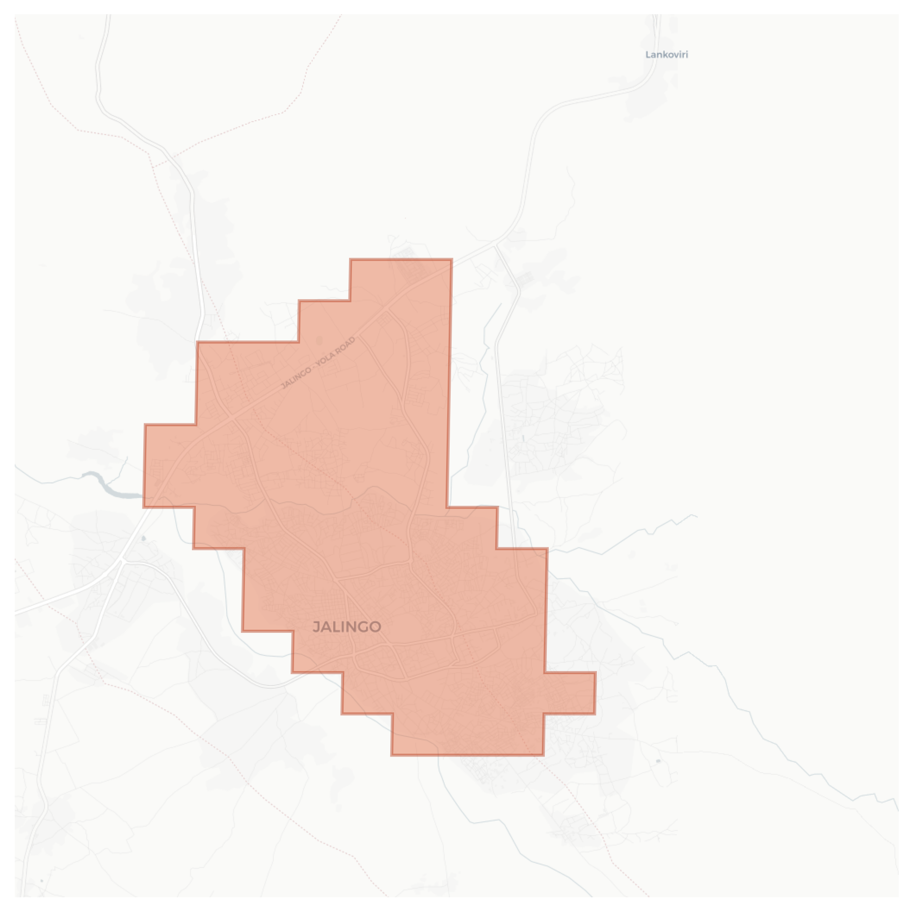 Jalingo geographic map
