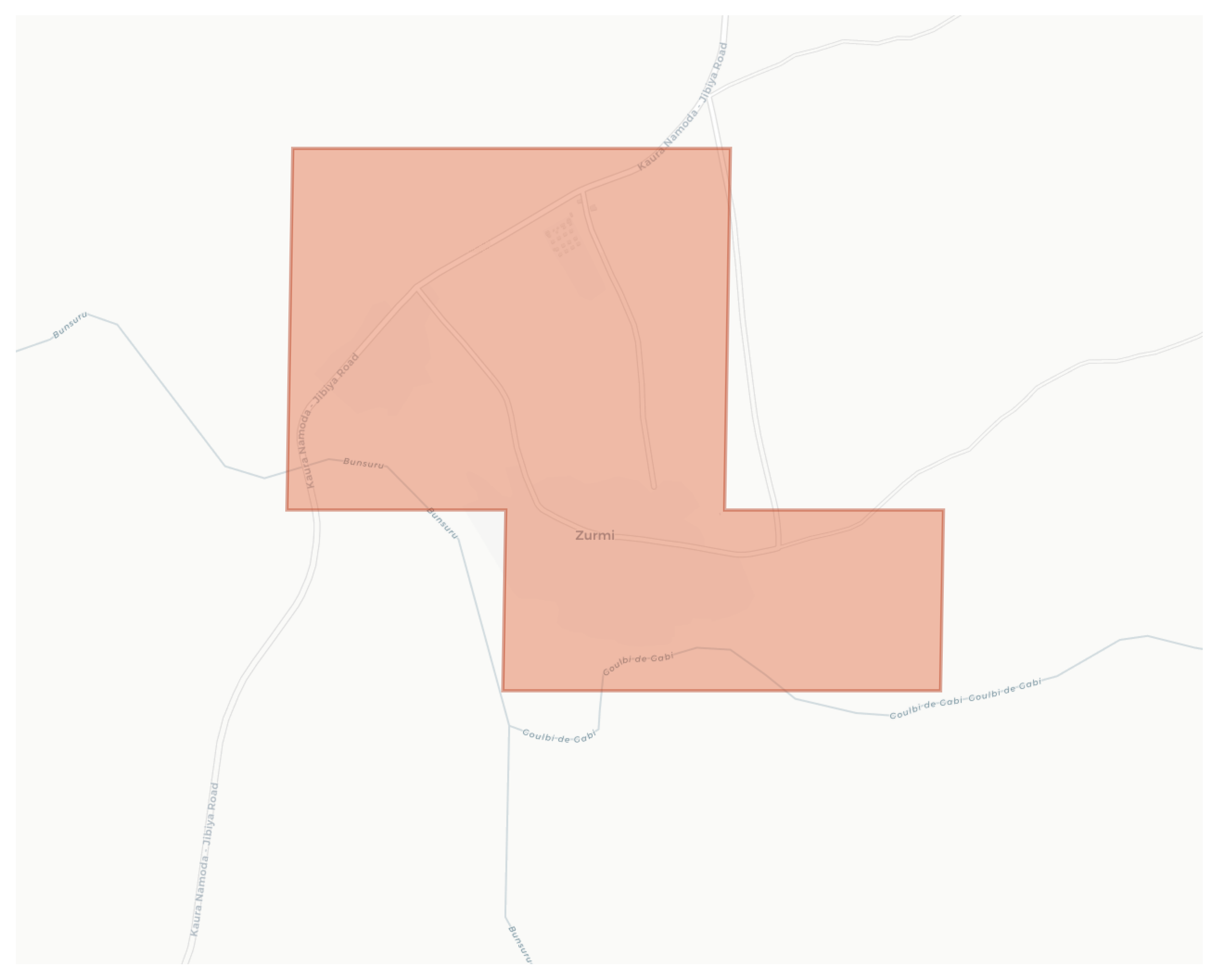 Zurmi geographic map