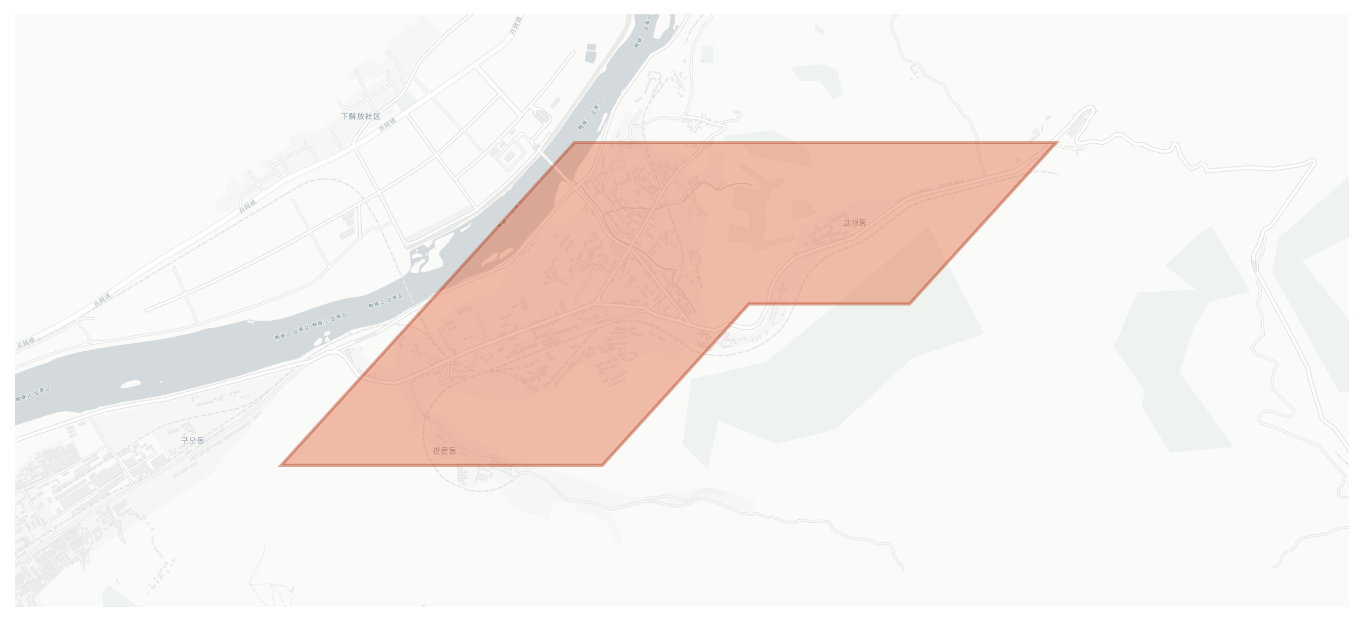 Manpo geographic map