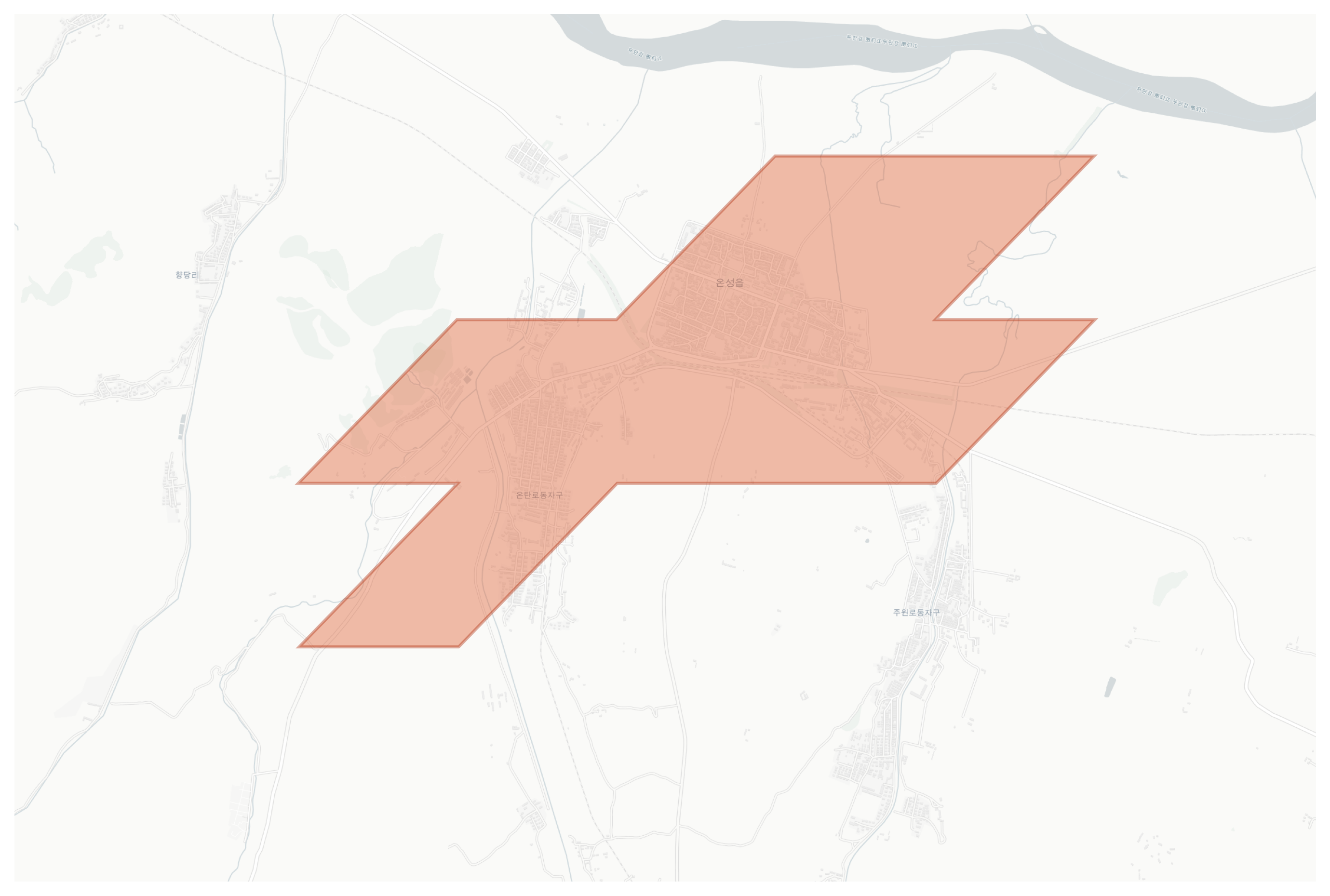 Onsong geographic map