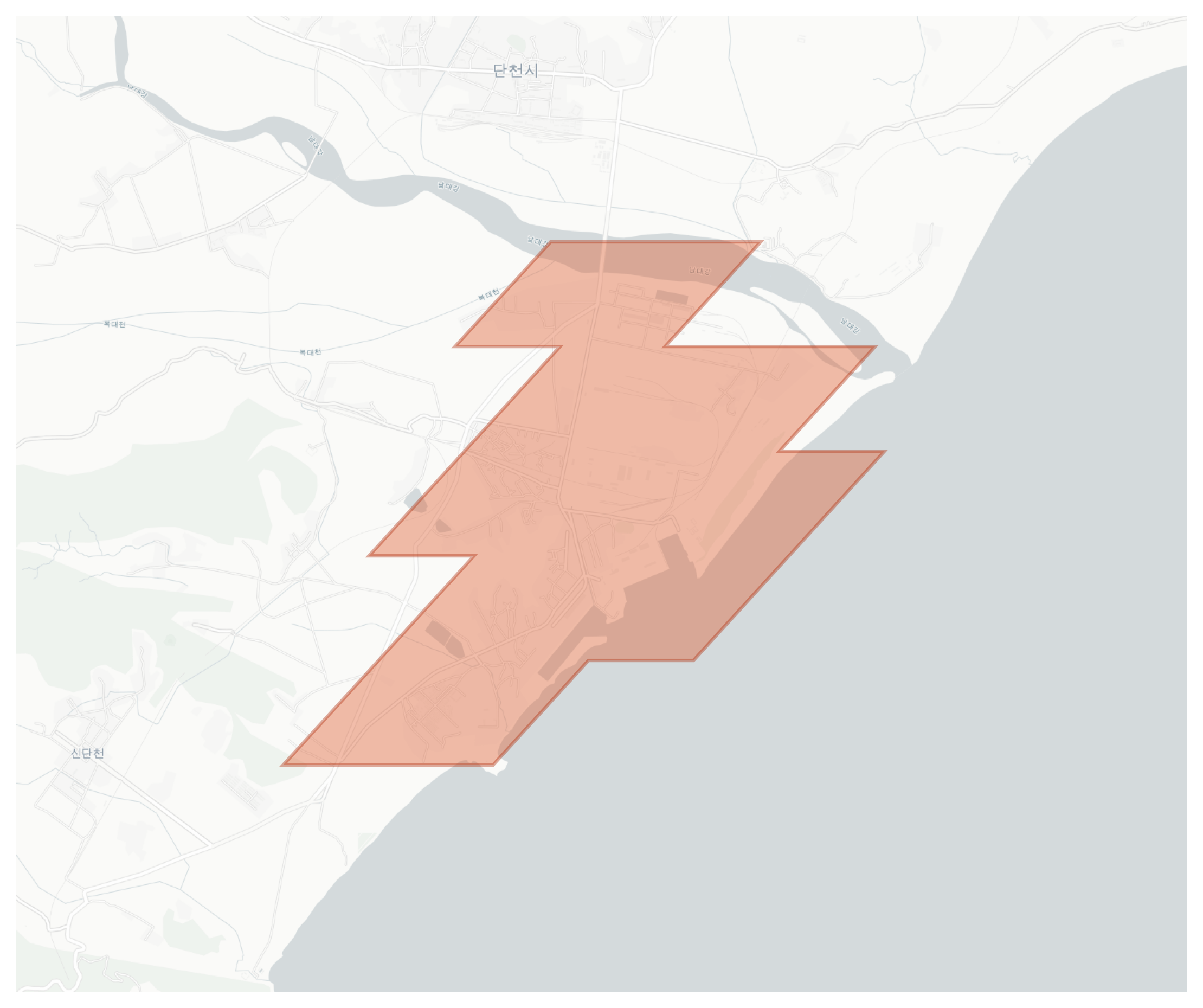 해안2동 geographic map