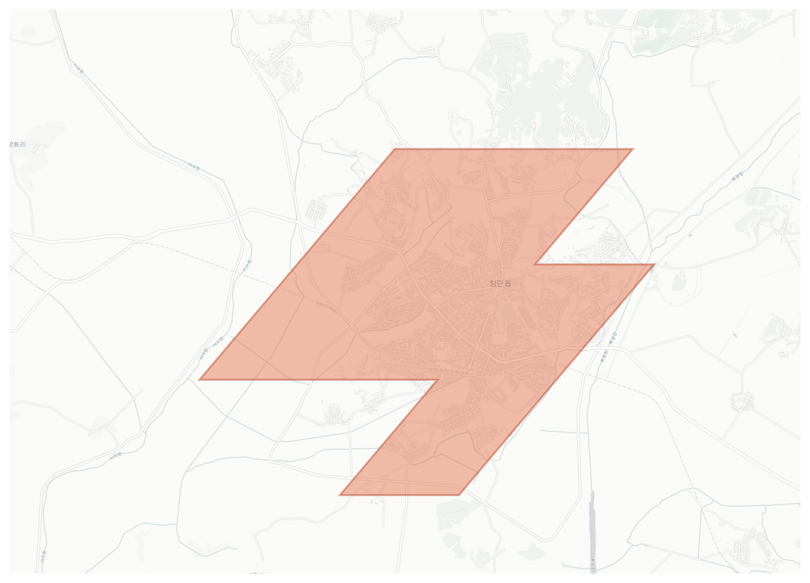 Chongdan geographic map