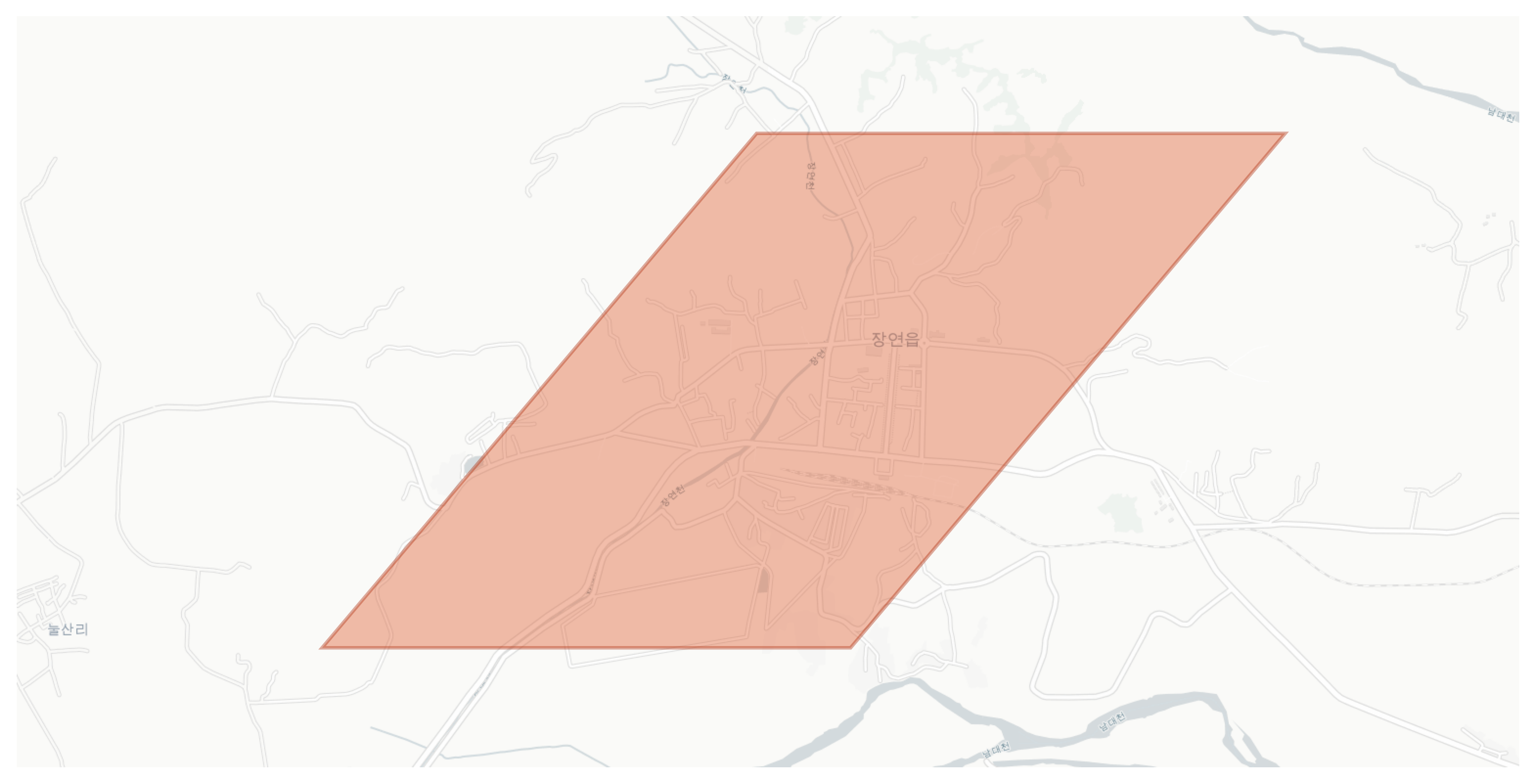 Jangyon geographic map