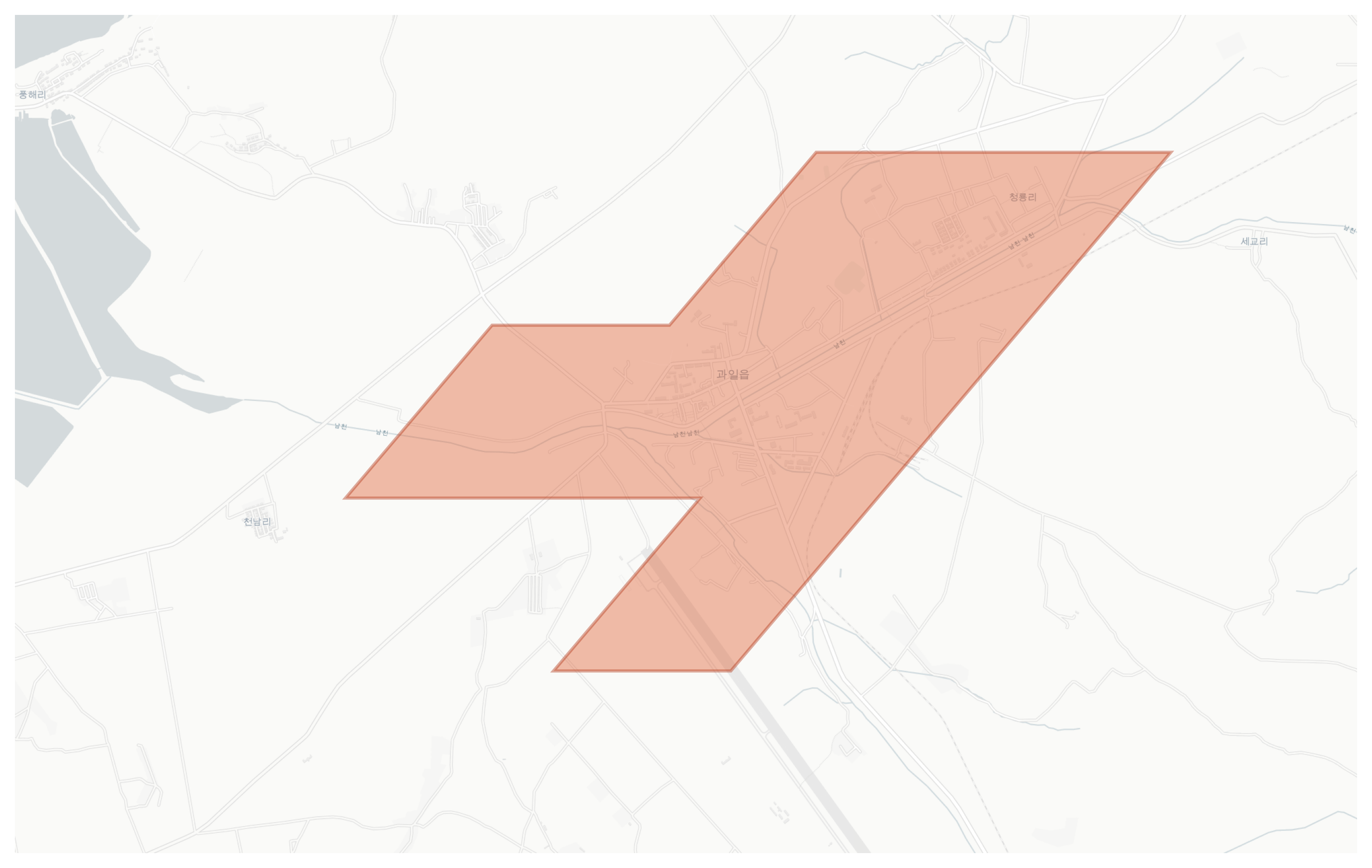 Kwail geographic map