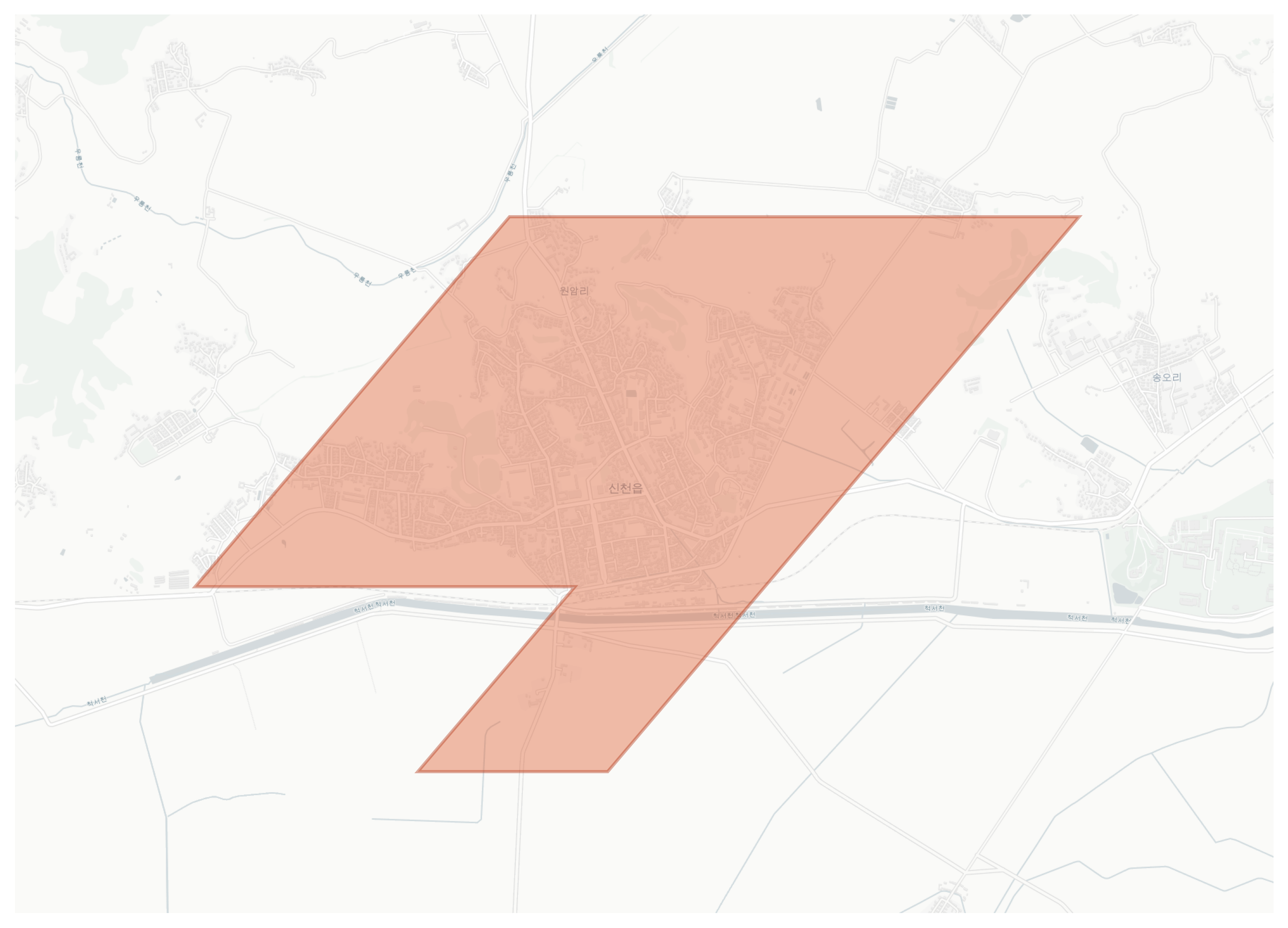 Sinchon geographic map