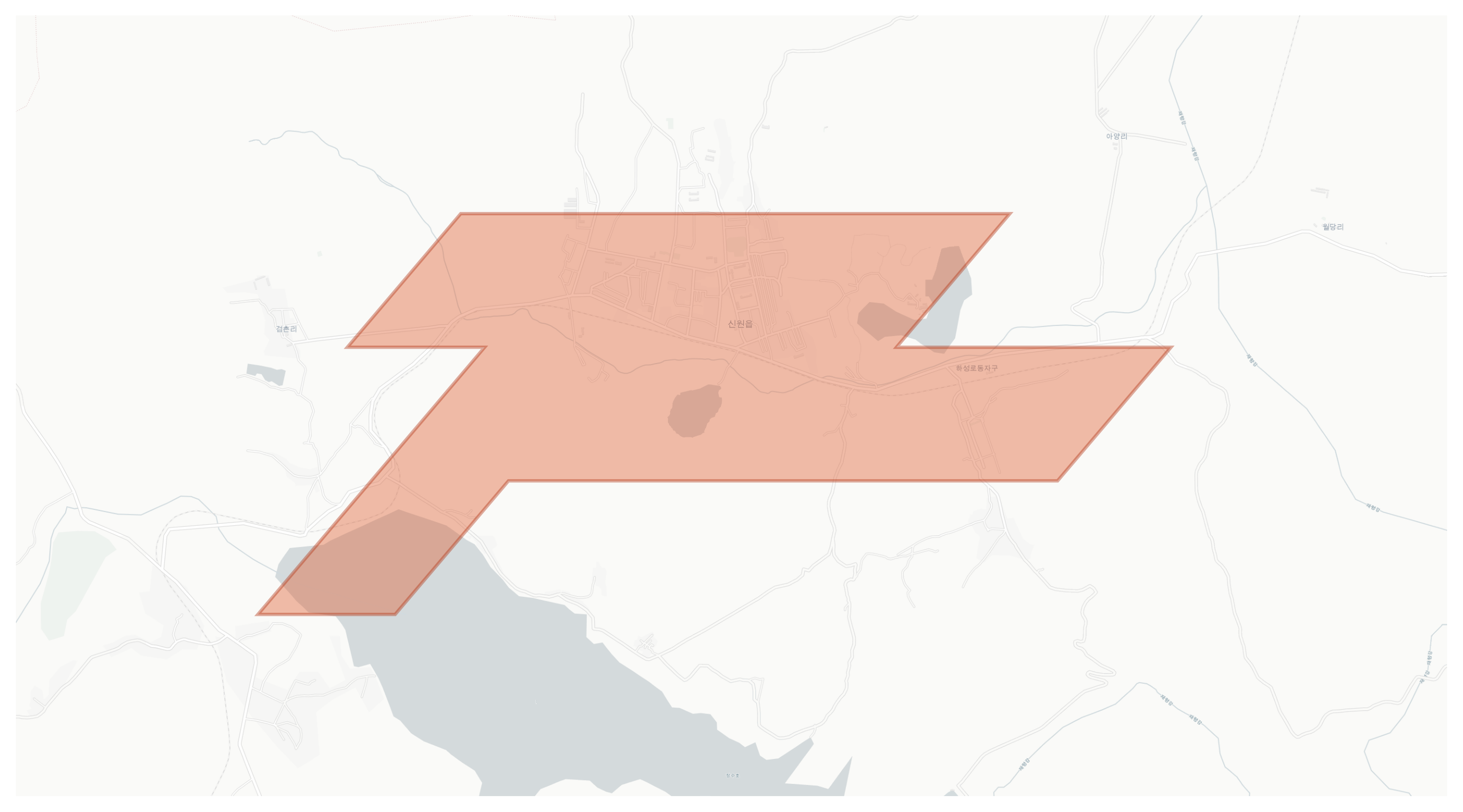 Sinwon geographic map