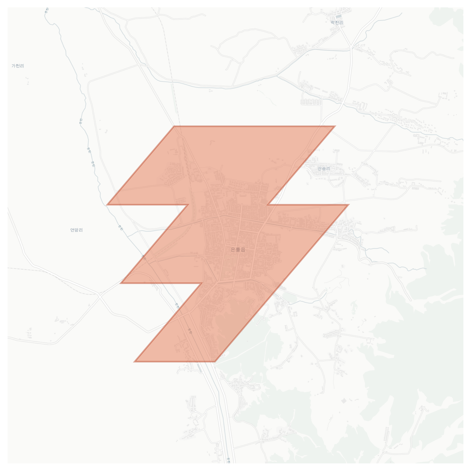 Unryul geographic map