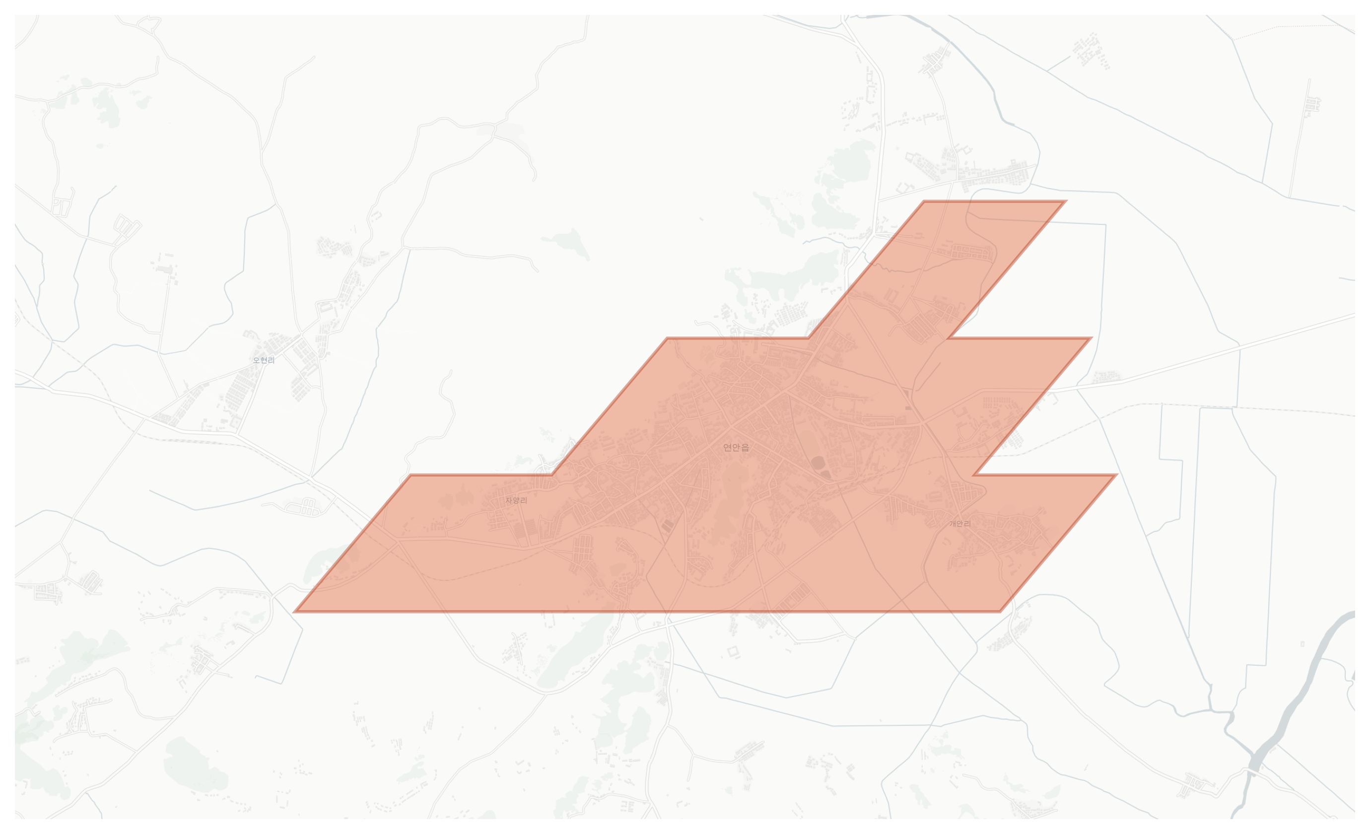 Yonan geographic map