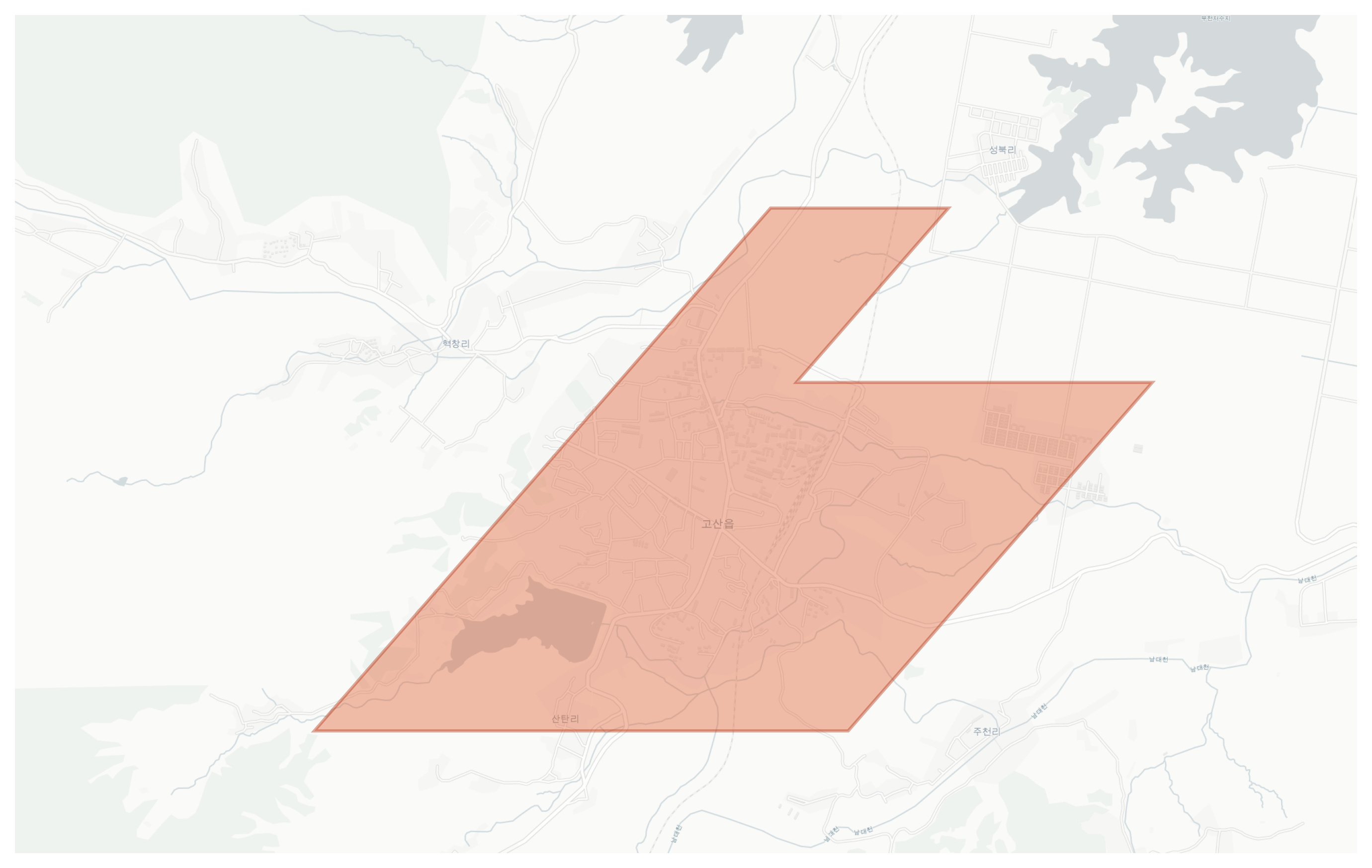 Kosan geographic map