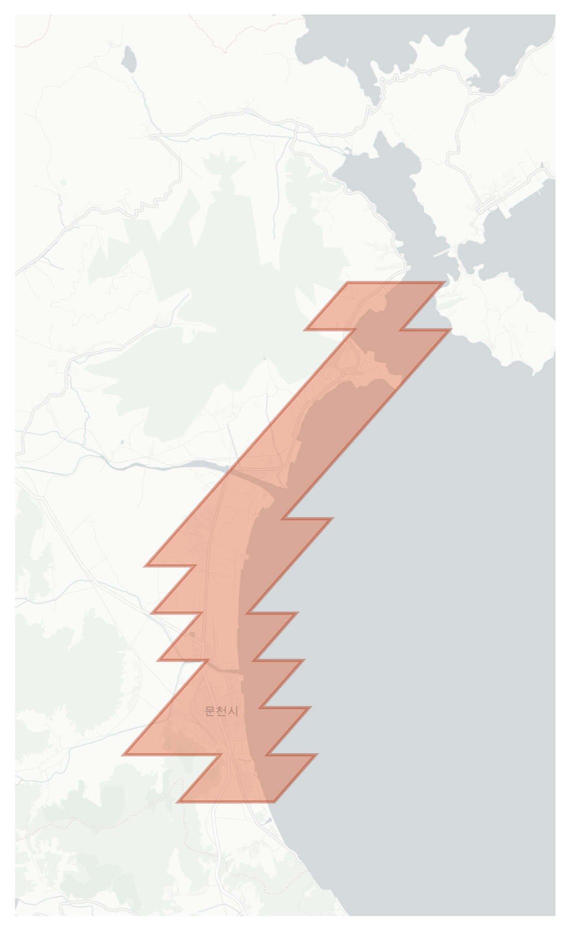 Munchon geographic map