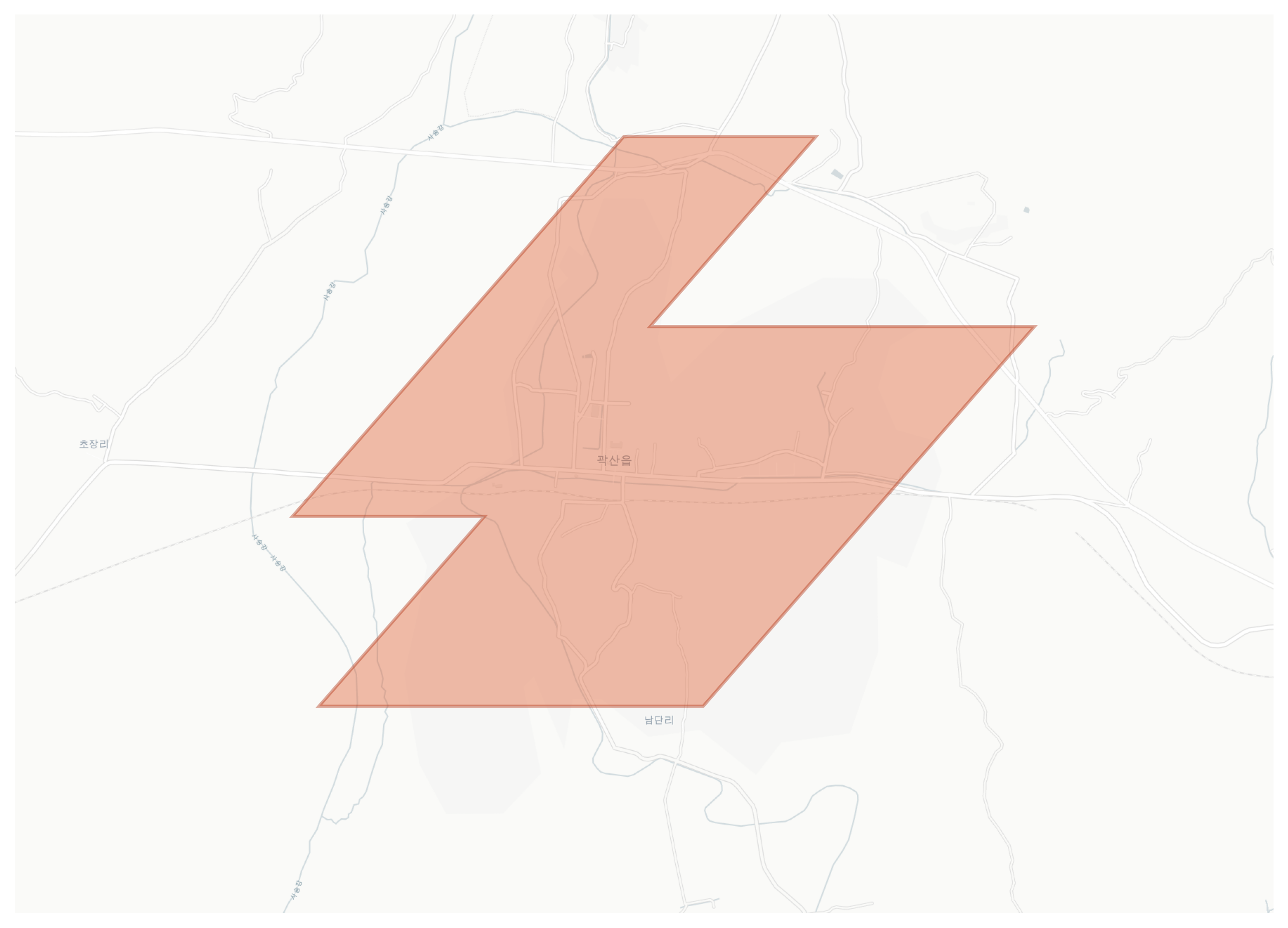 Kwaksan geographic map
