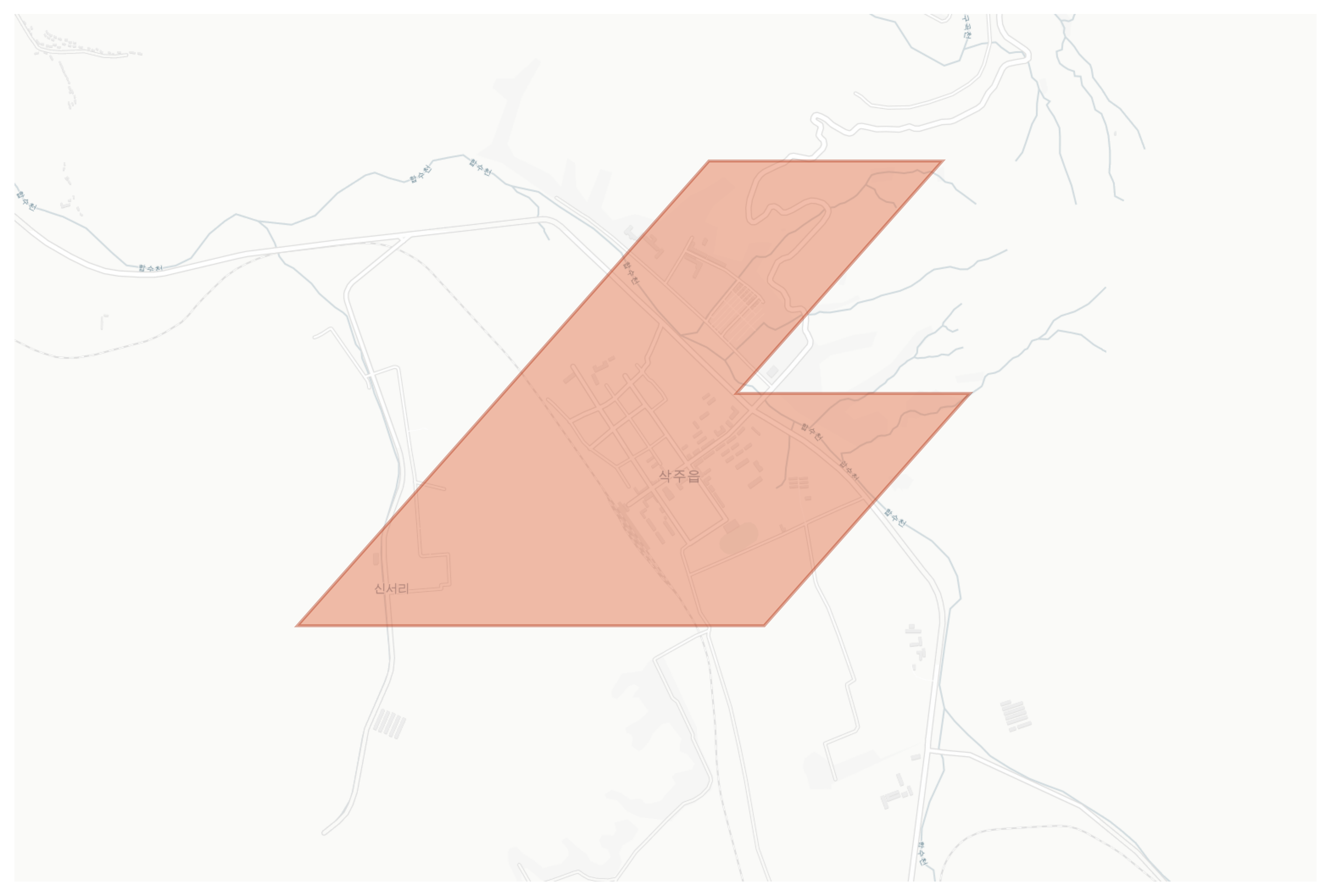 Sakju geographic map