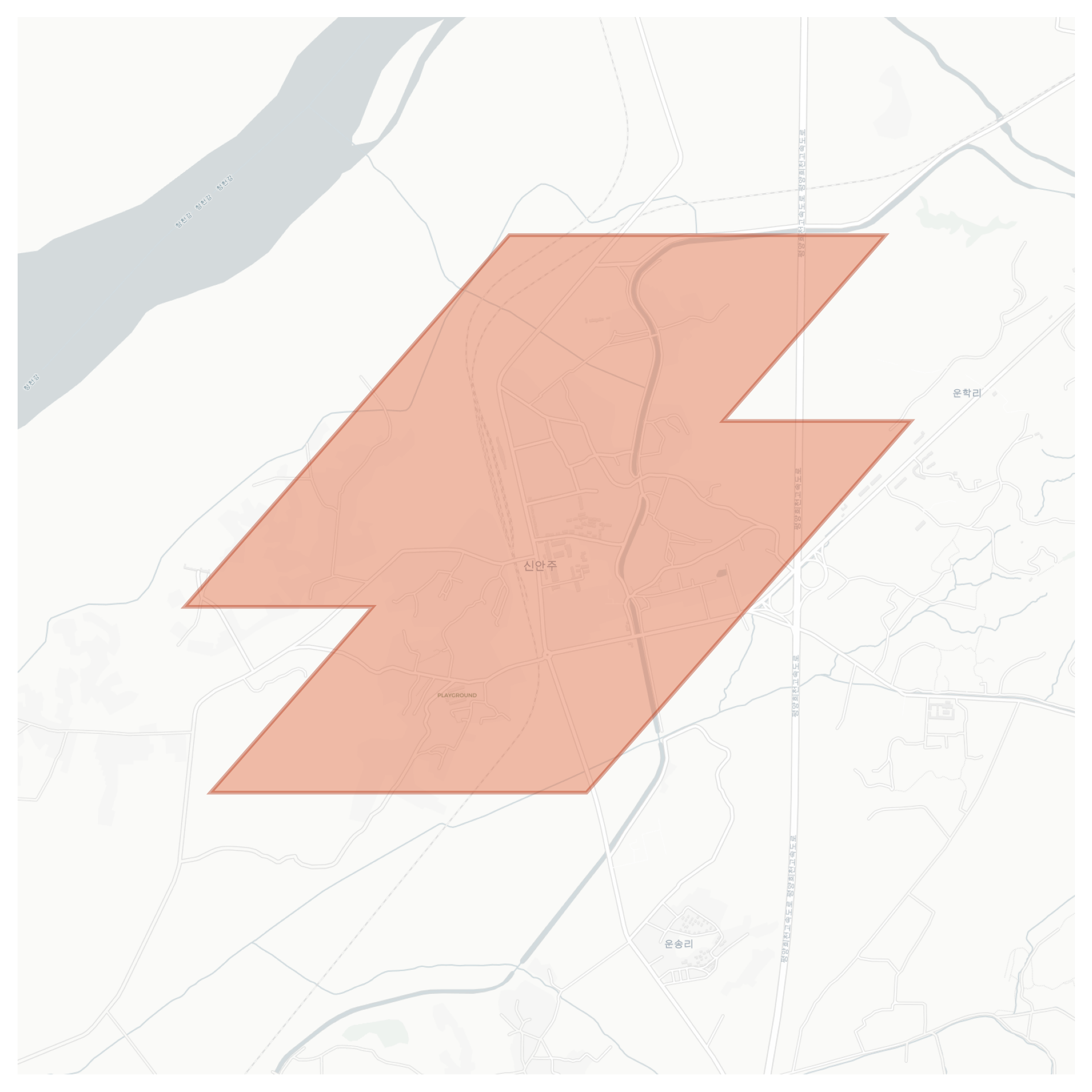 Sinanju geographic map