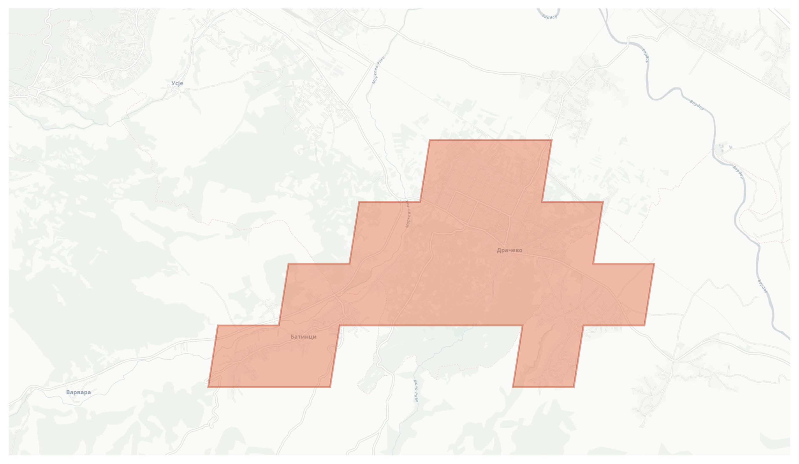 Drachevo geographic map