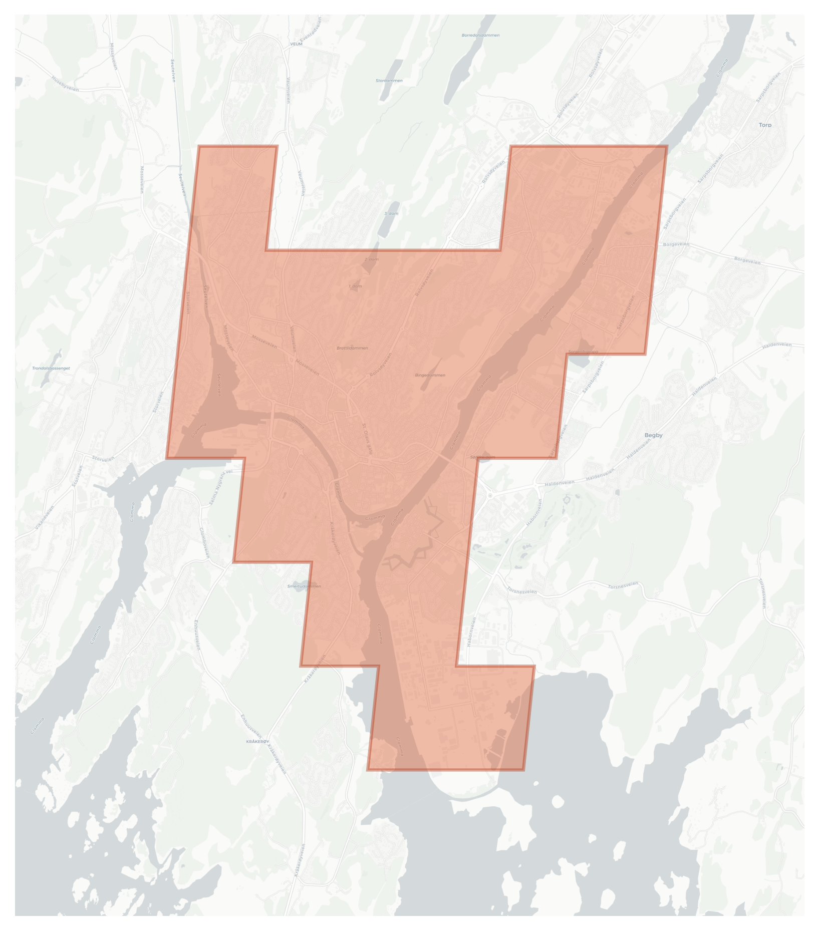 Fredrikstad geographic map