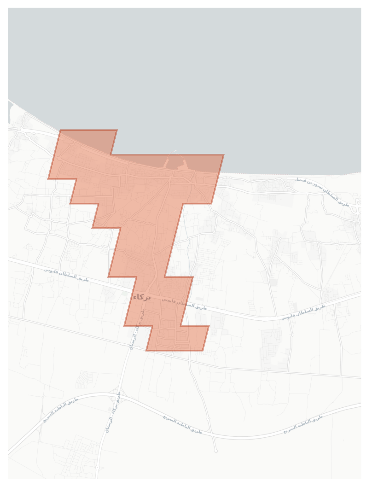 Barka geographic map