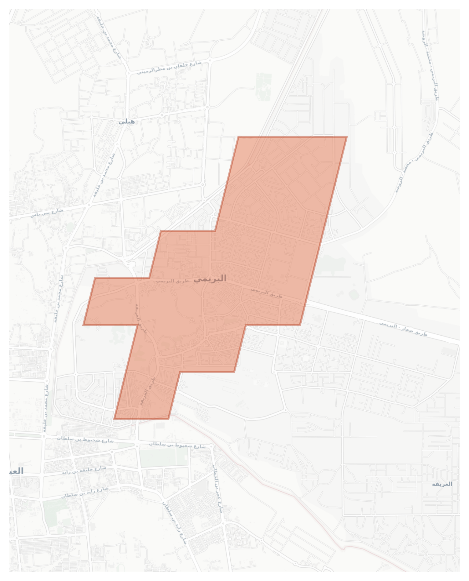 Al-Buraimi geographic map