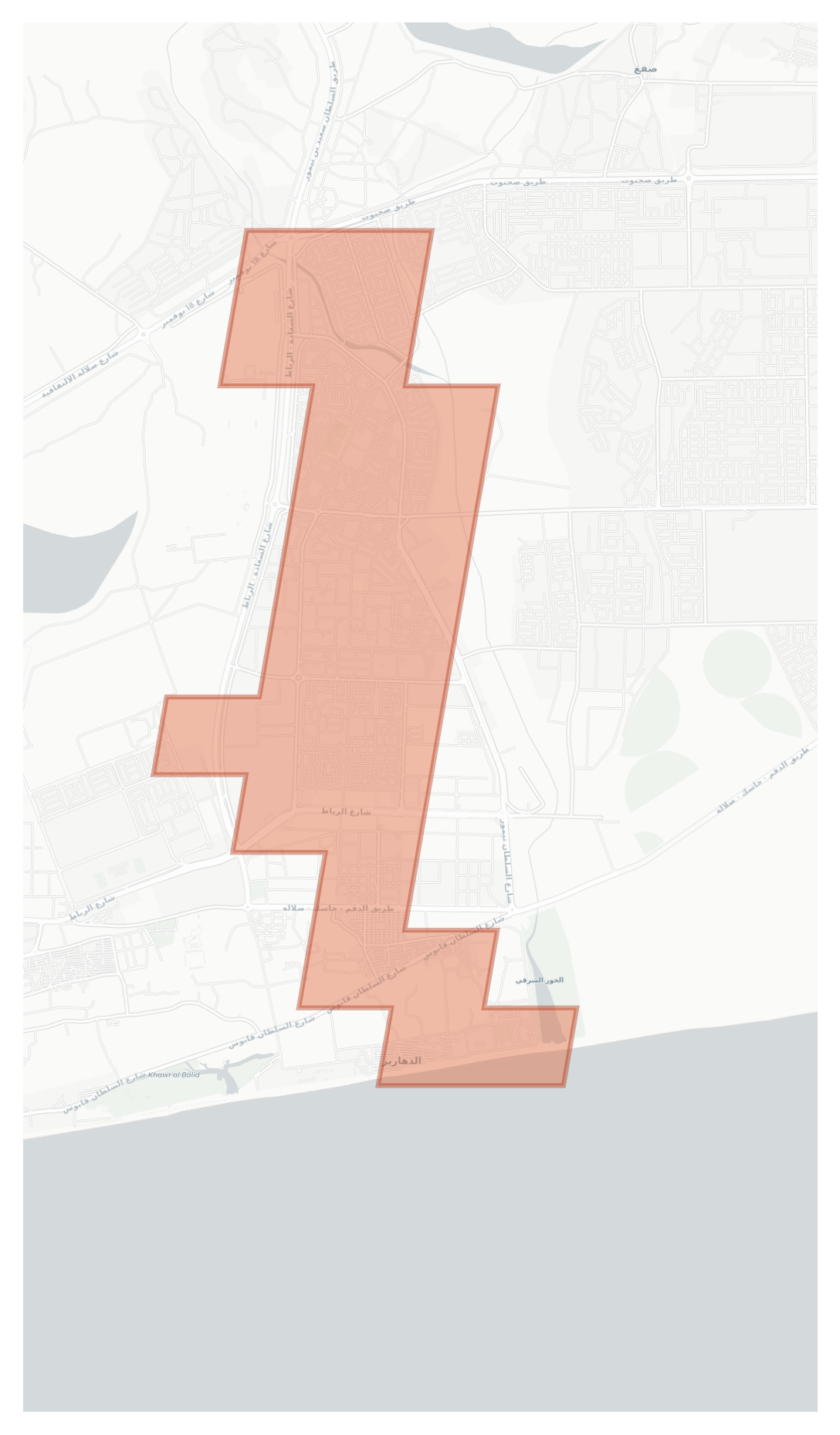 Dahariz park geographic map