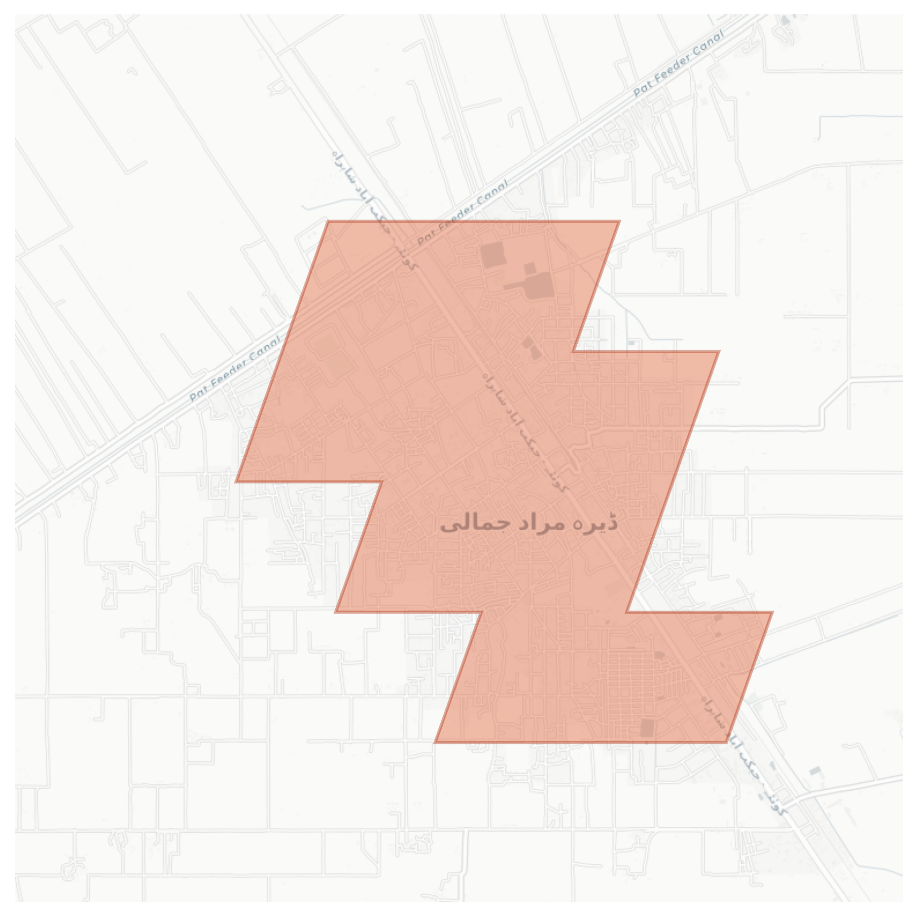 Dera Murad Jamali geographic map