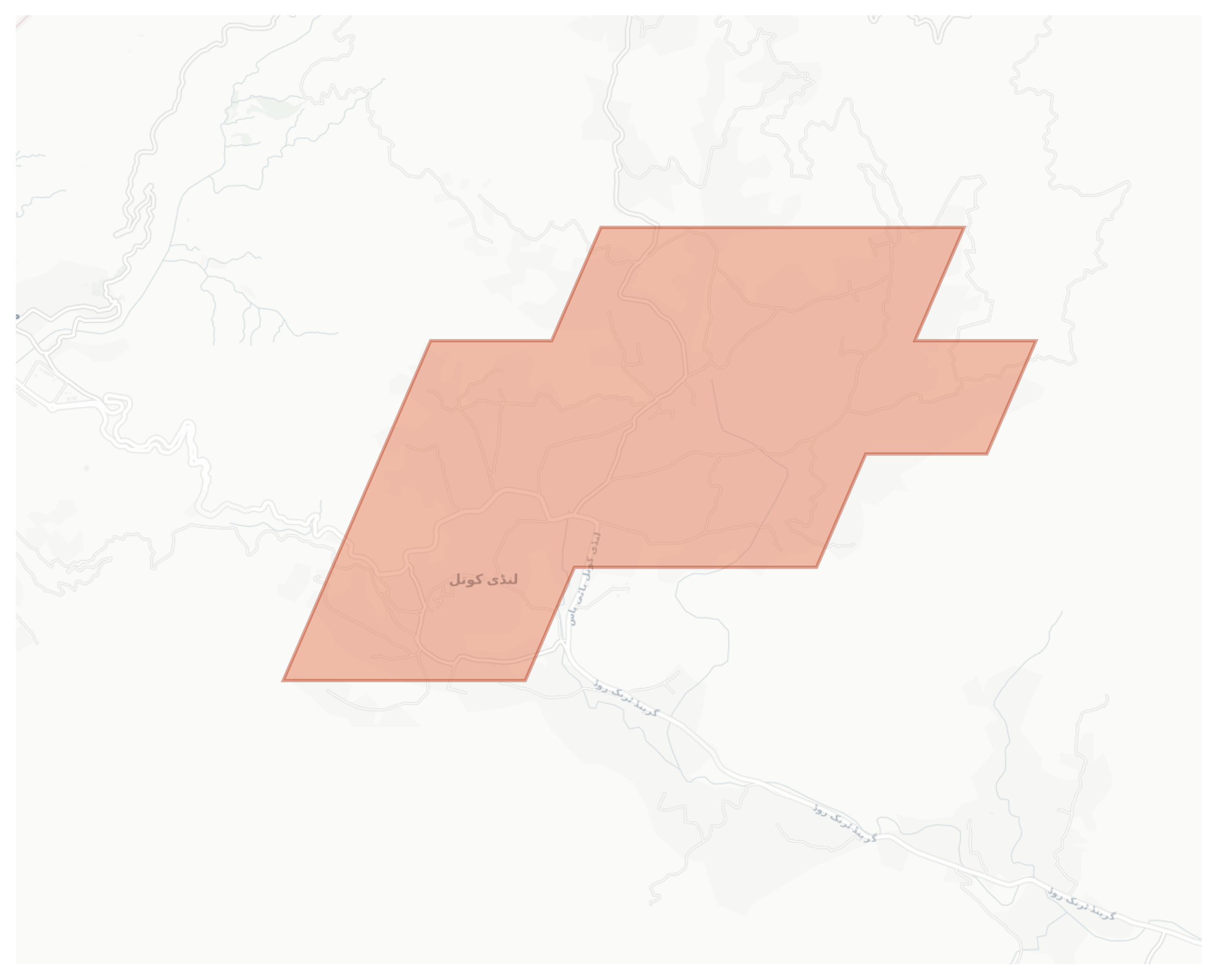 Landi Kotal geographic map