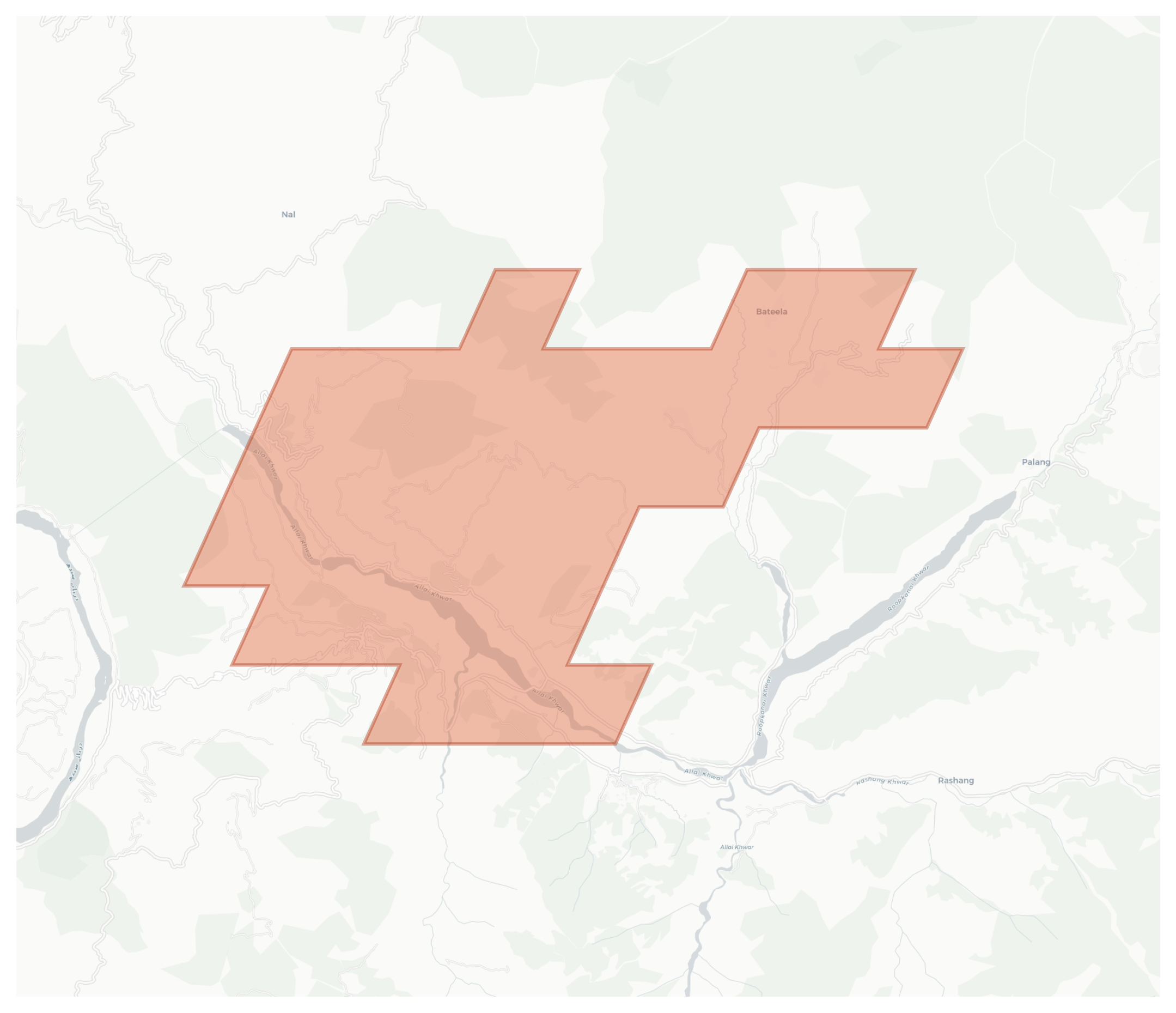 Allai geographic map