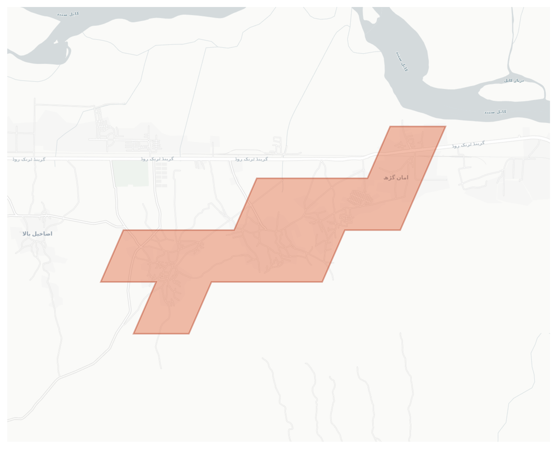 Amangarh geographic map